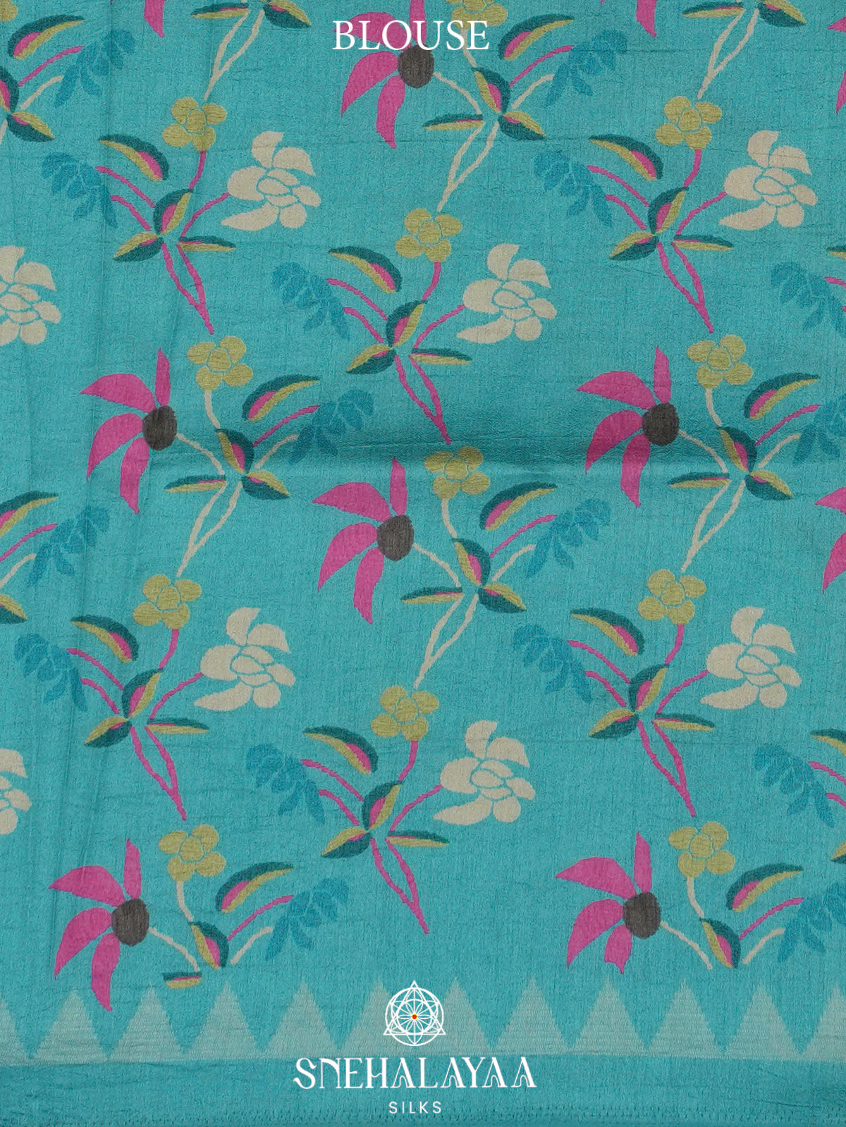 Blue Dola Saree
