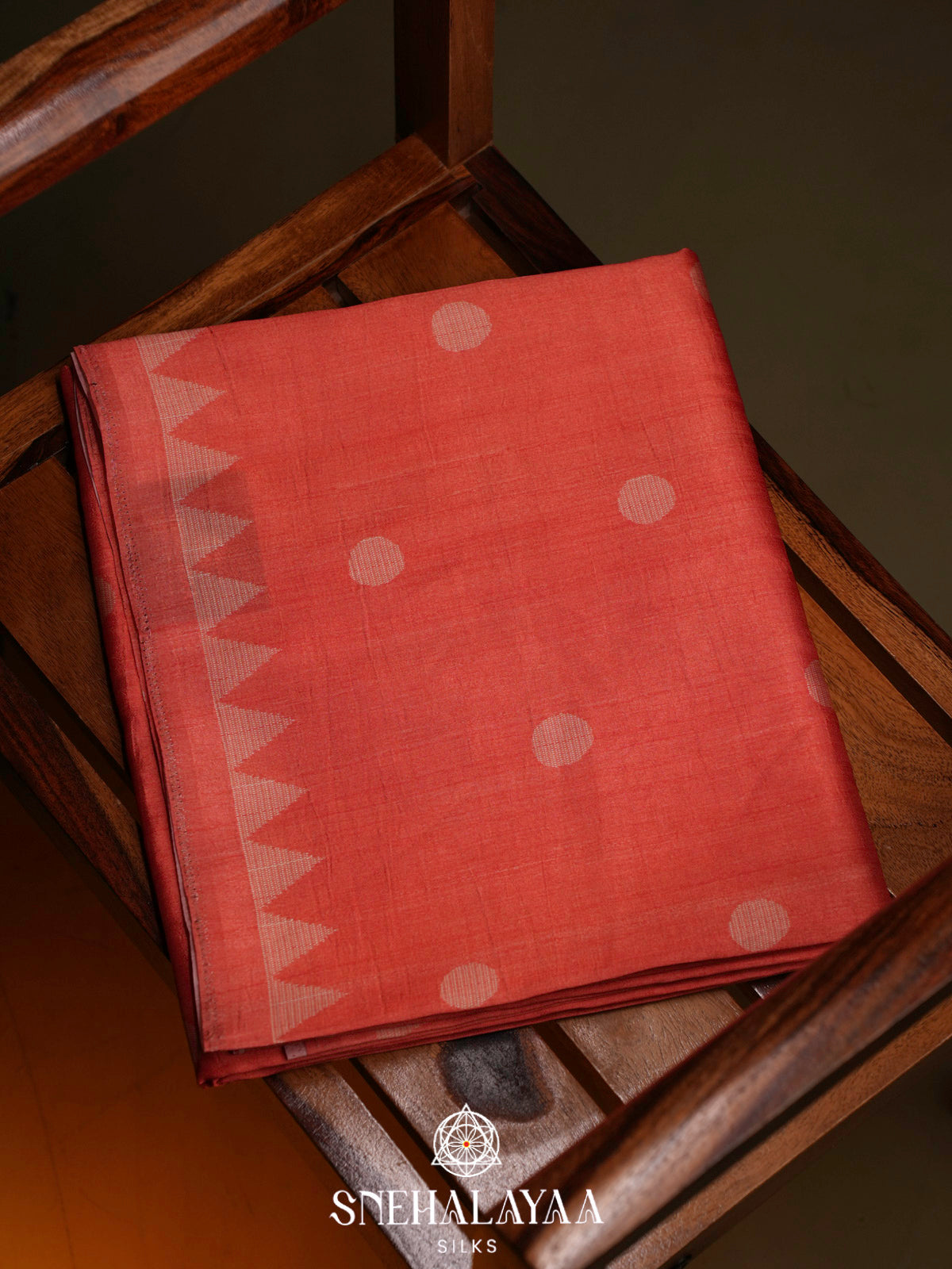 Orange Dola Saree