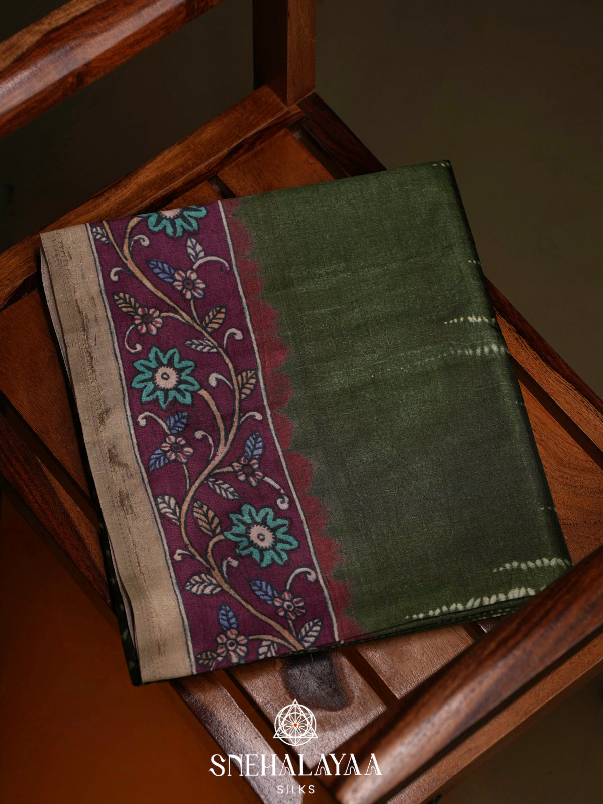 Green Dola Saree