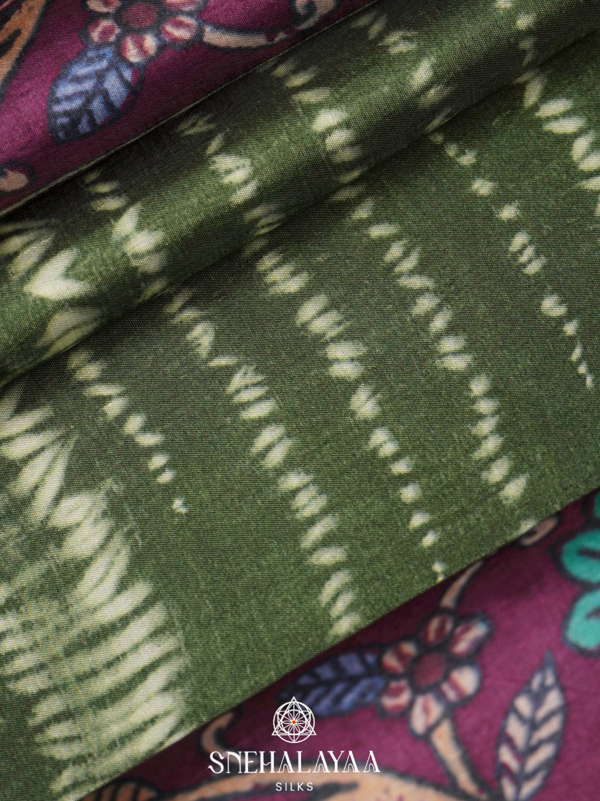 Green Dola Saree