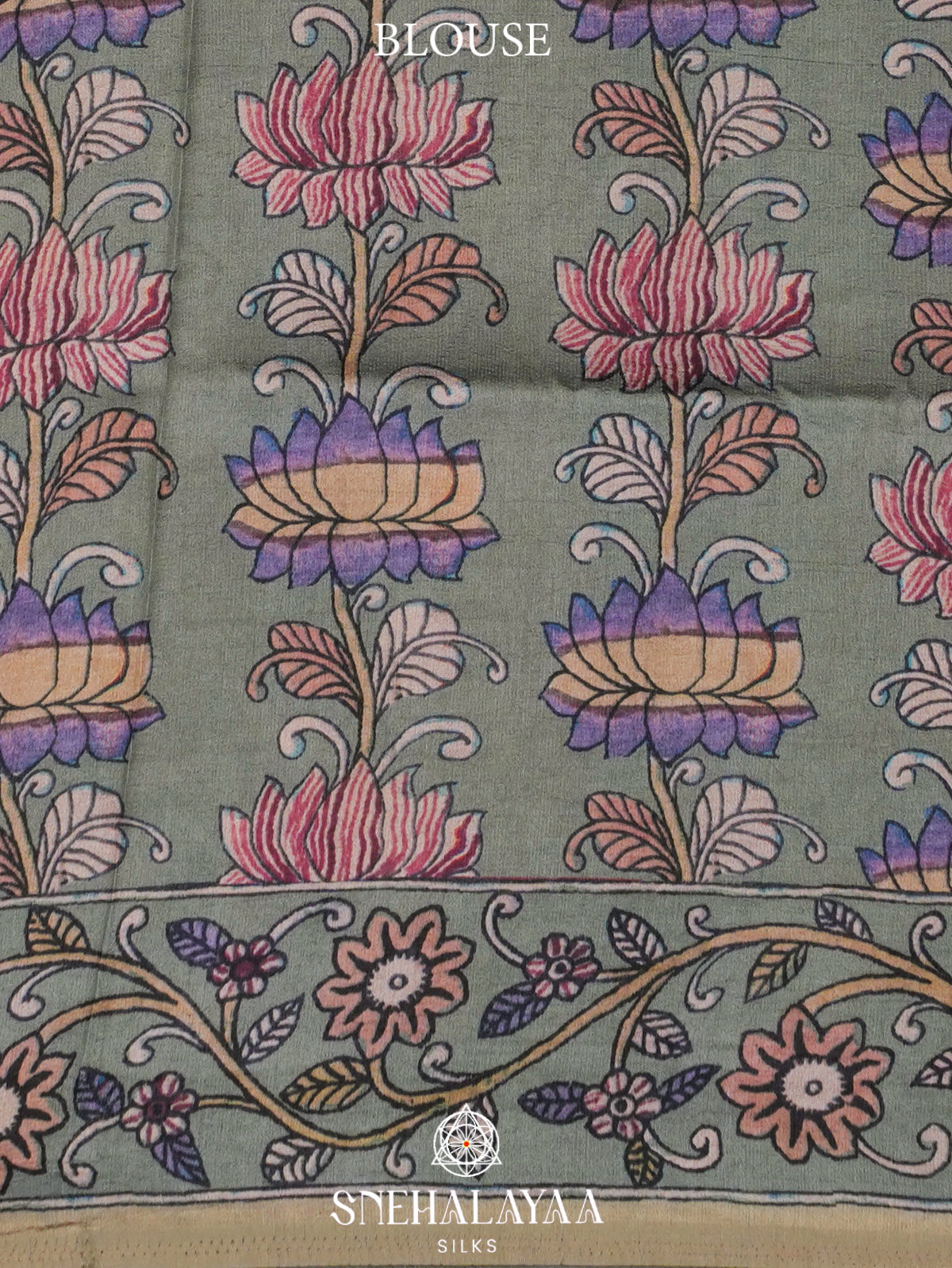 Olive Gold Dola Saree