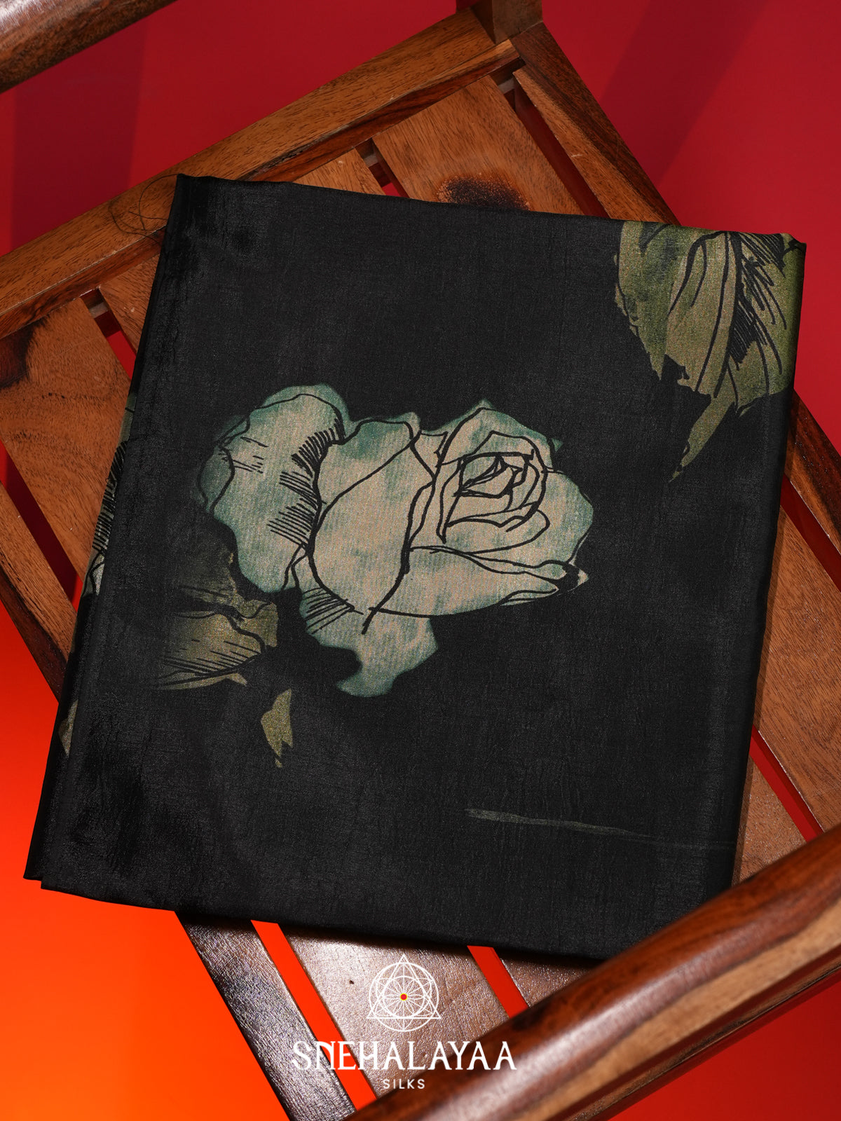 Black Dola Saree