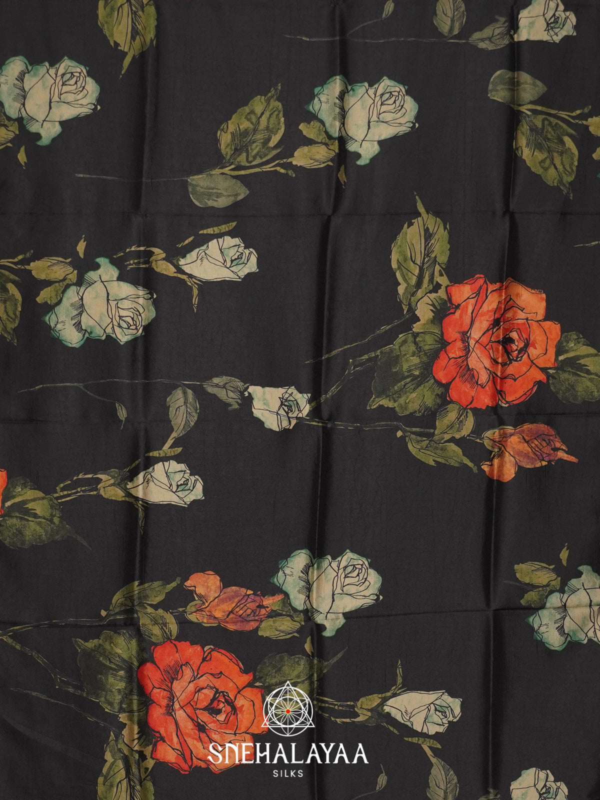 Black Dola Saree