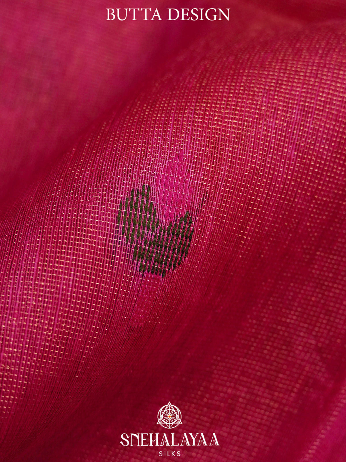 Ruby Red Linen Saree