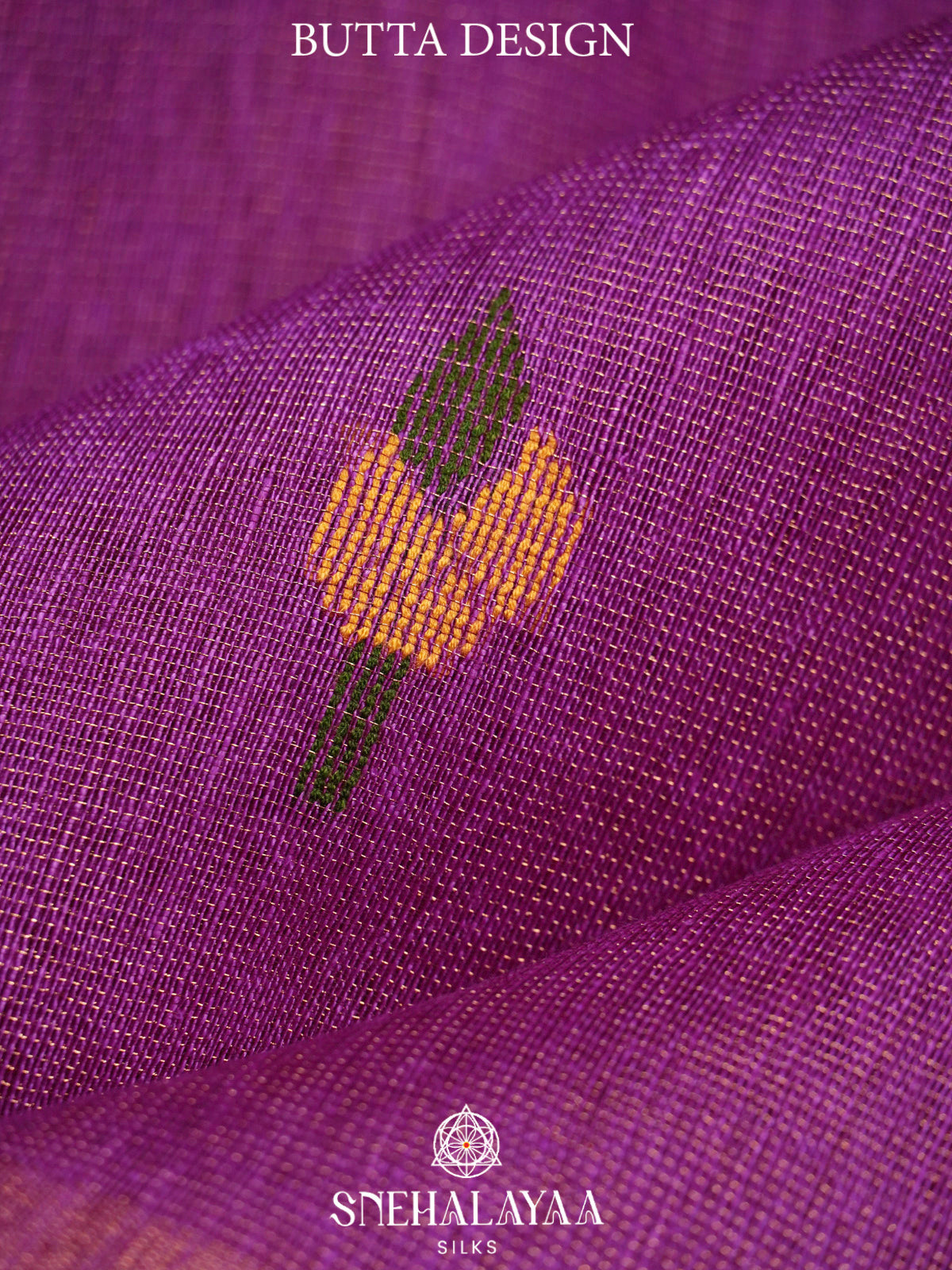 Magenta Purple Linen Saree