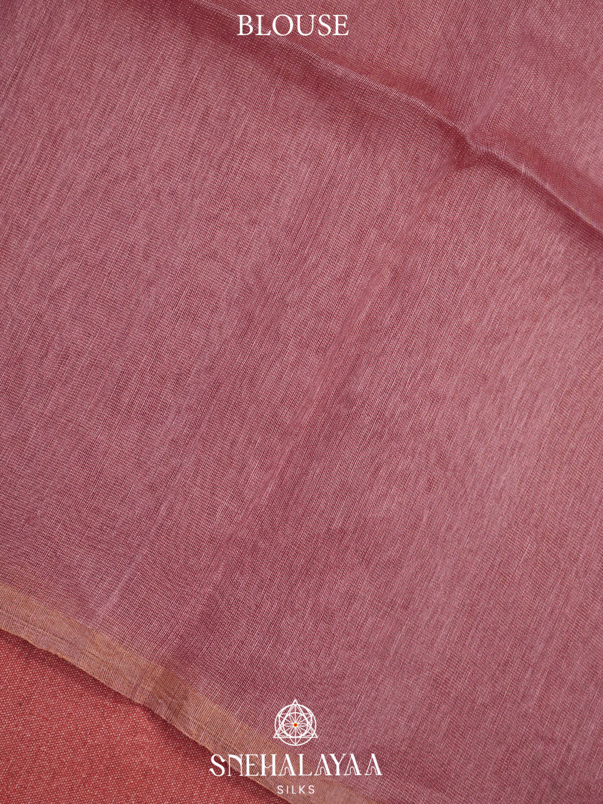 Mauve Pink Linen Saree