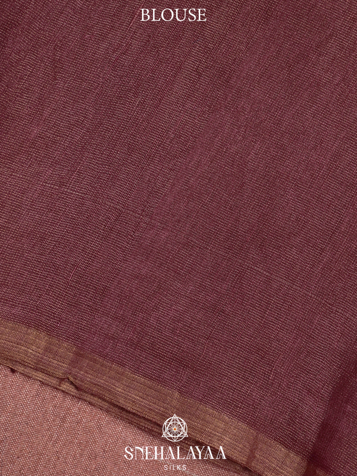 Coffee Brown Linen Saree