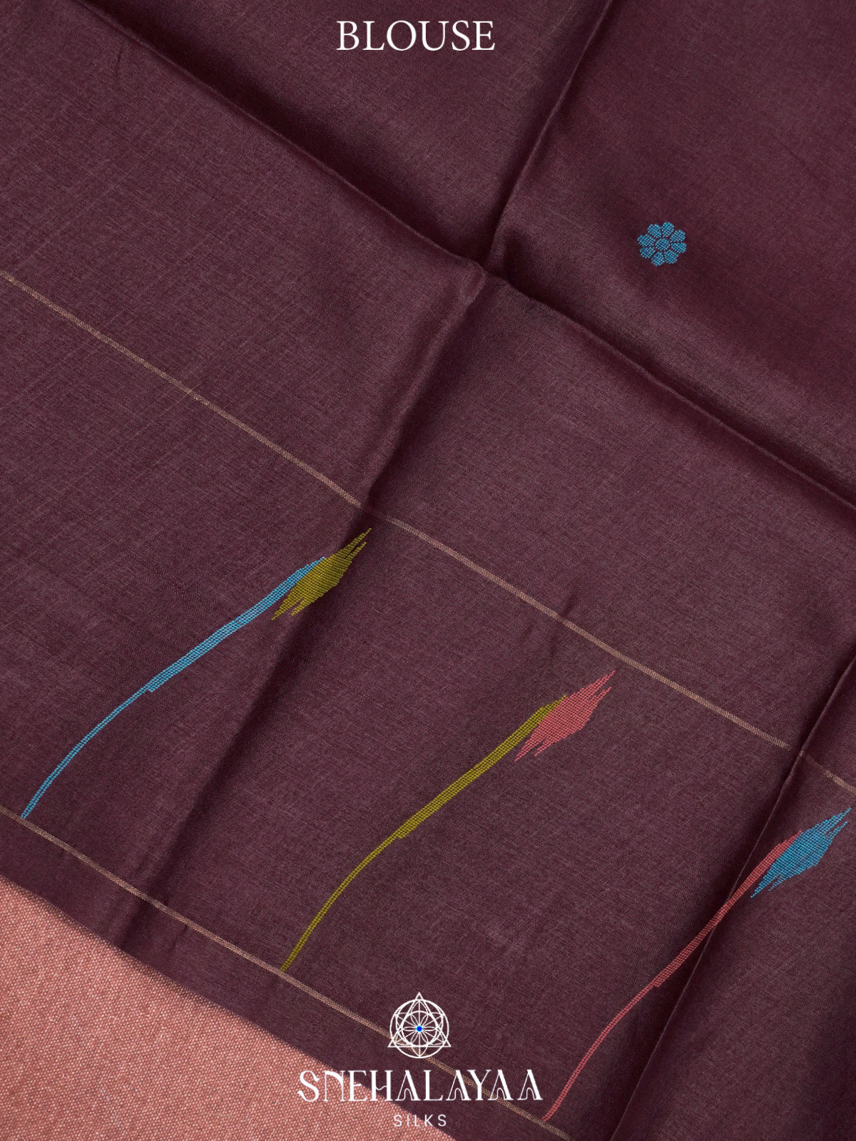 Coffee Brown Tussar Saree