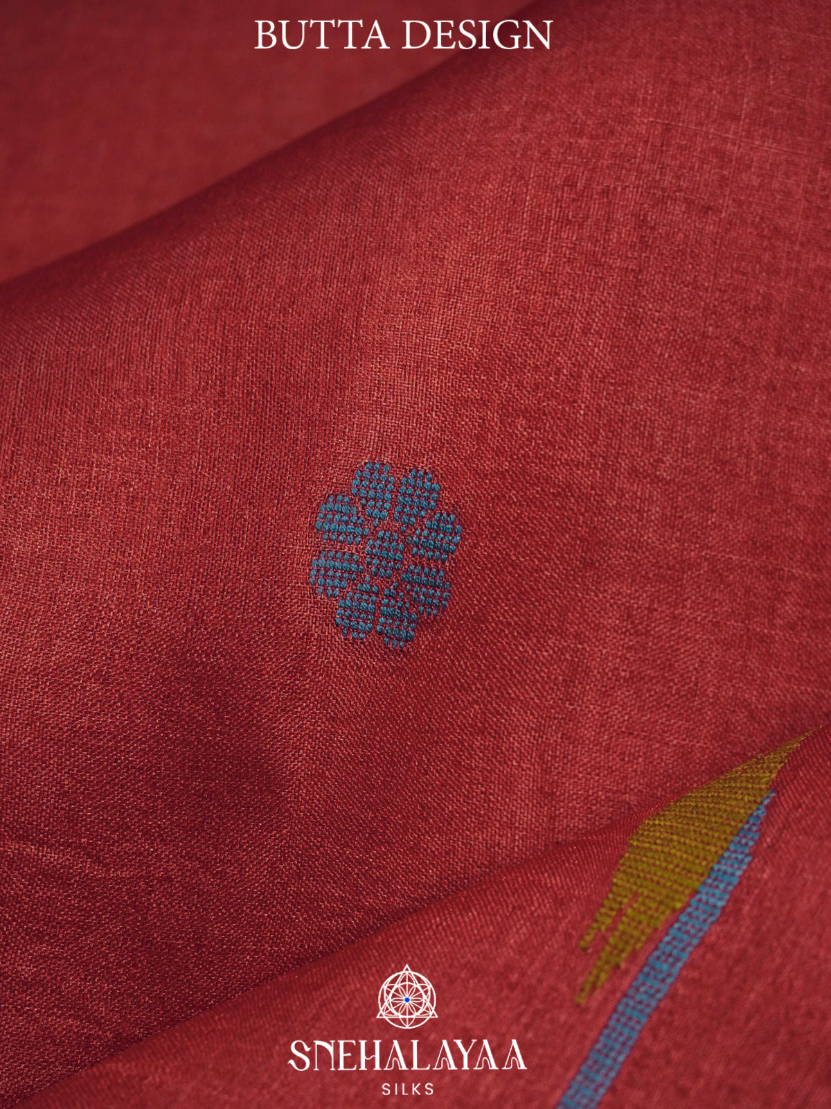 Maroon Tussar Saree
