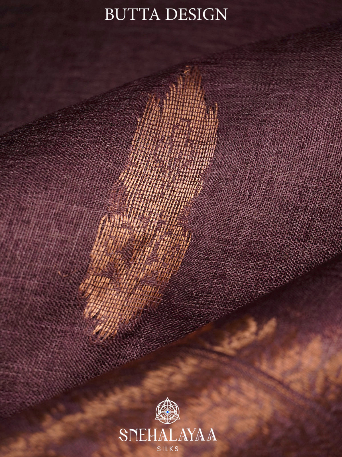 Brown Tussar Saree