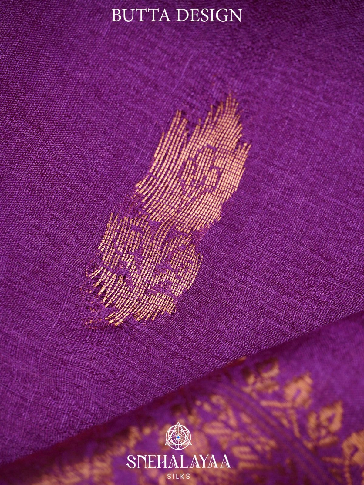 Violet Tussar Saree