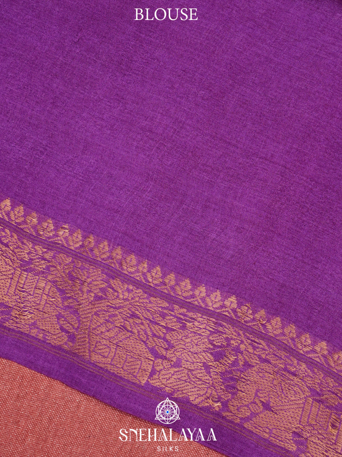Violet Tussar Saree
