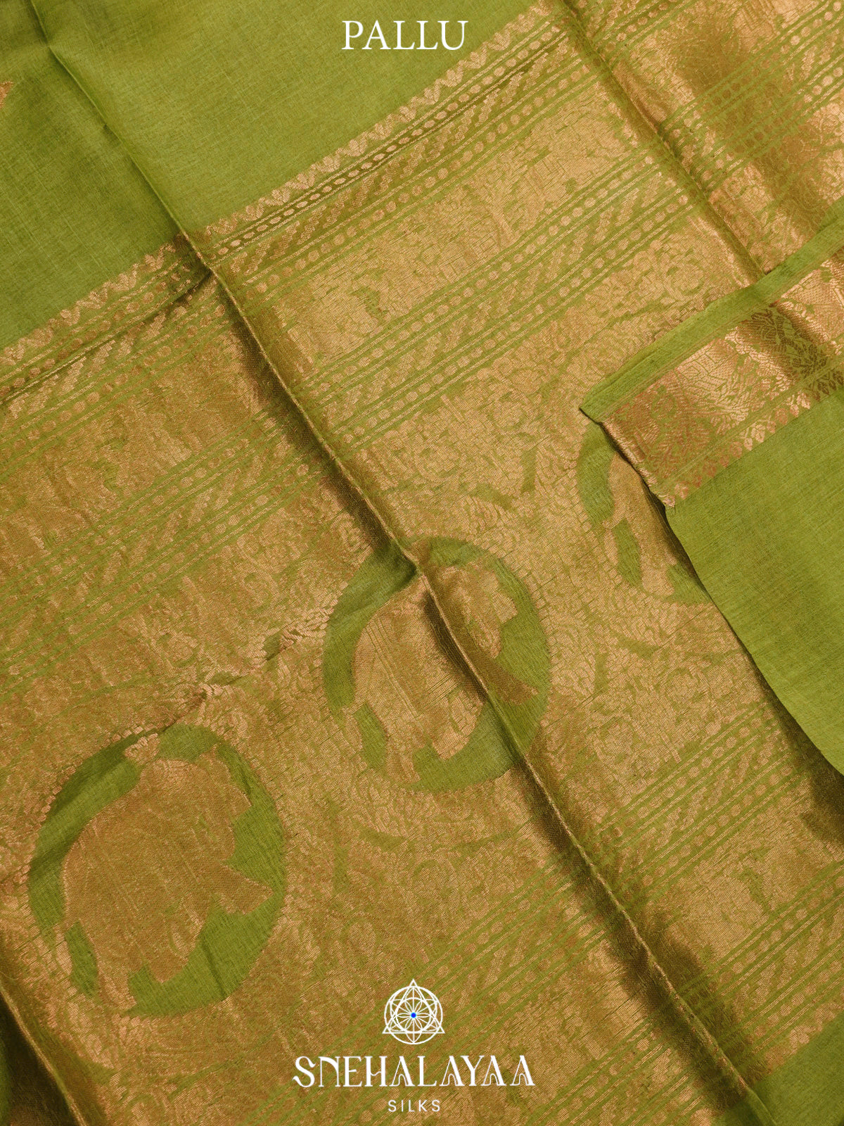 Green Tussar Saree