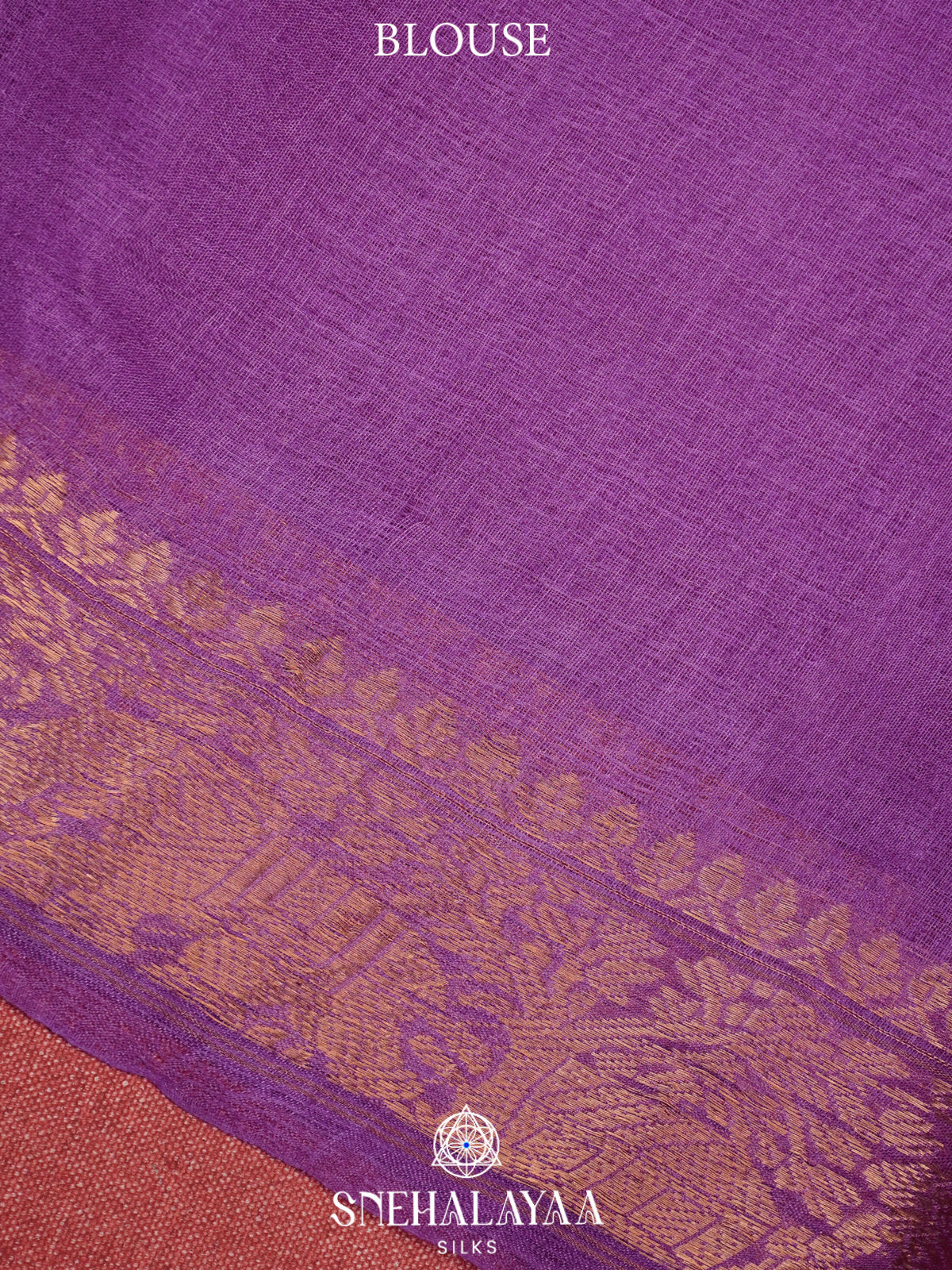 Purple Tussar Saree
