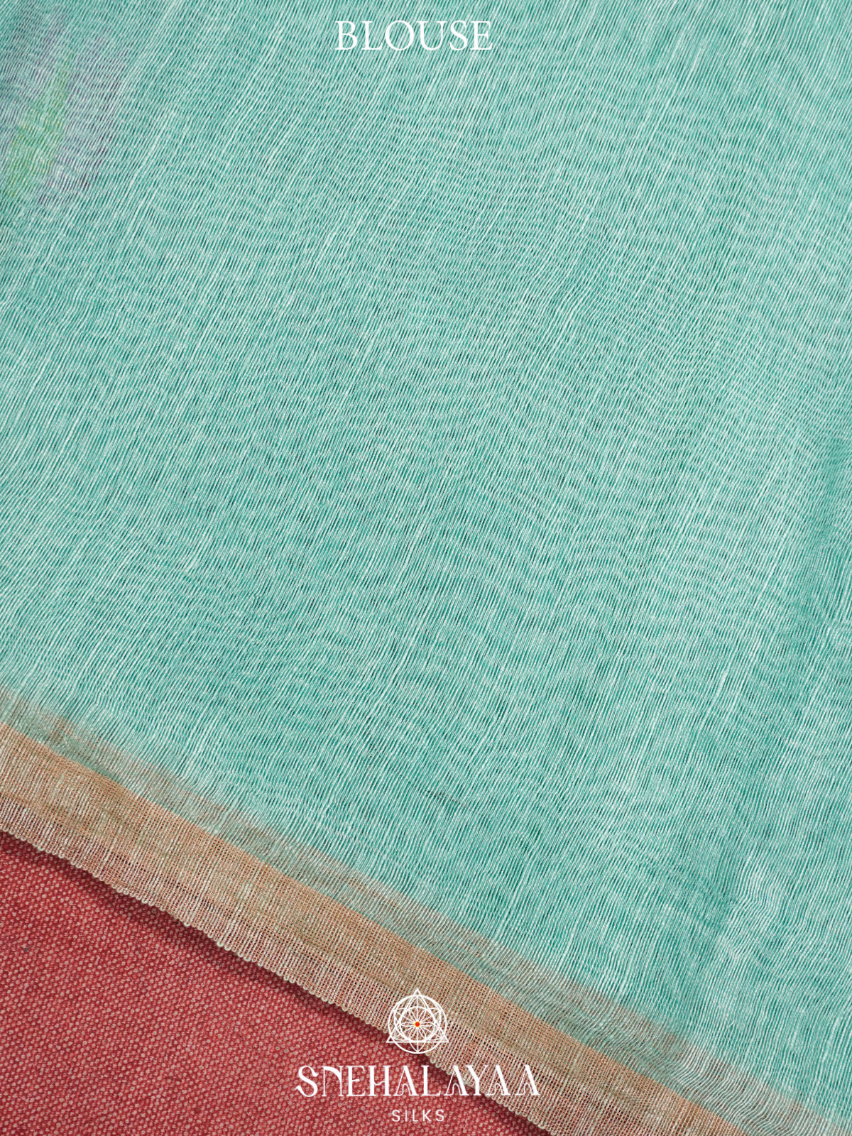 Mint Green Linen Saree