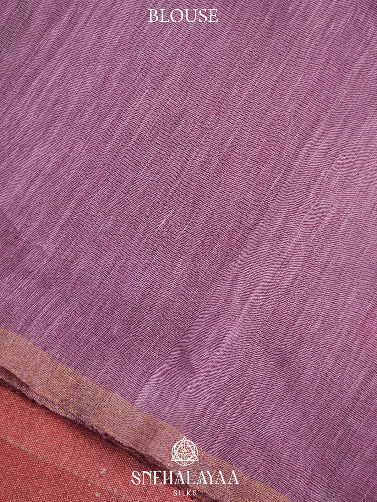 Lilac Linen Saree