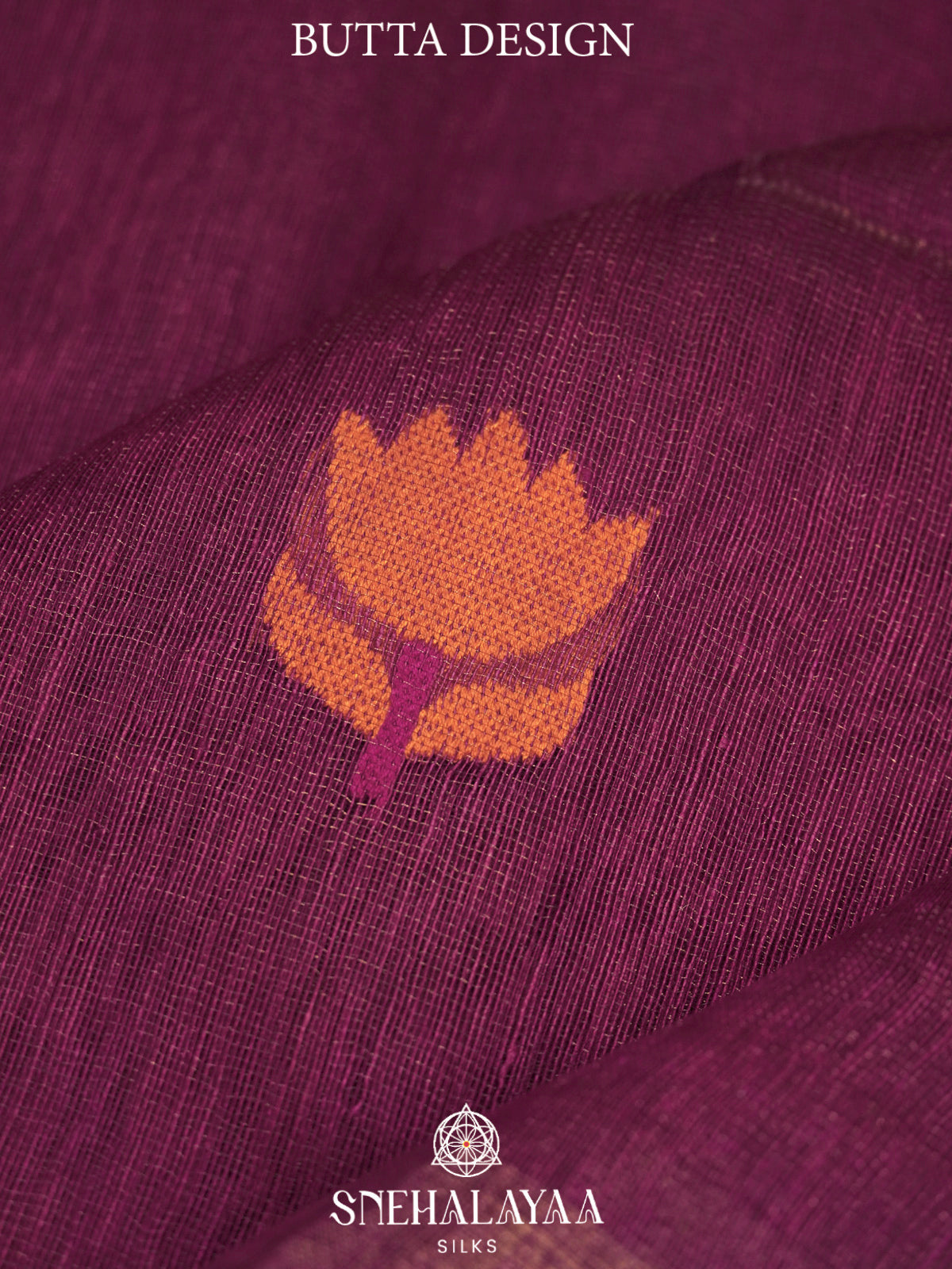 Wine Red Linen Saree