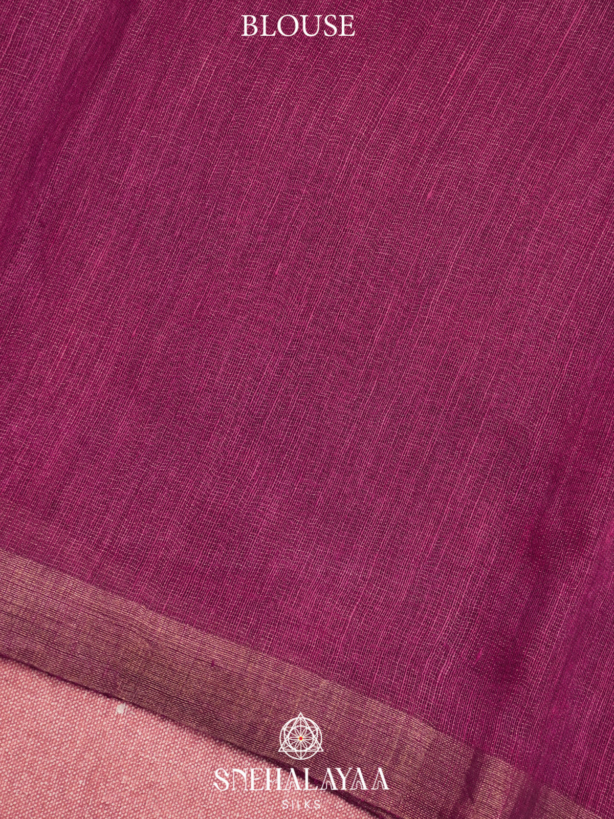 Wine Red Linen Saree