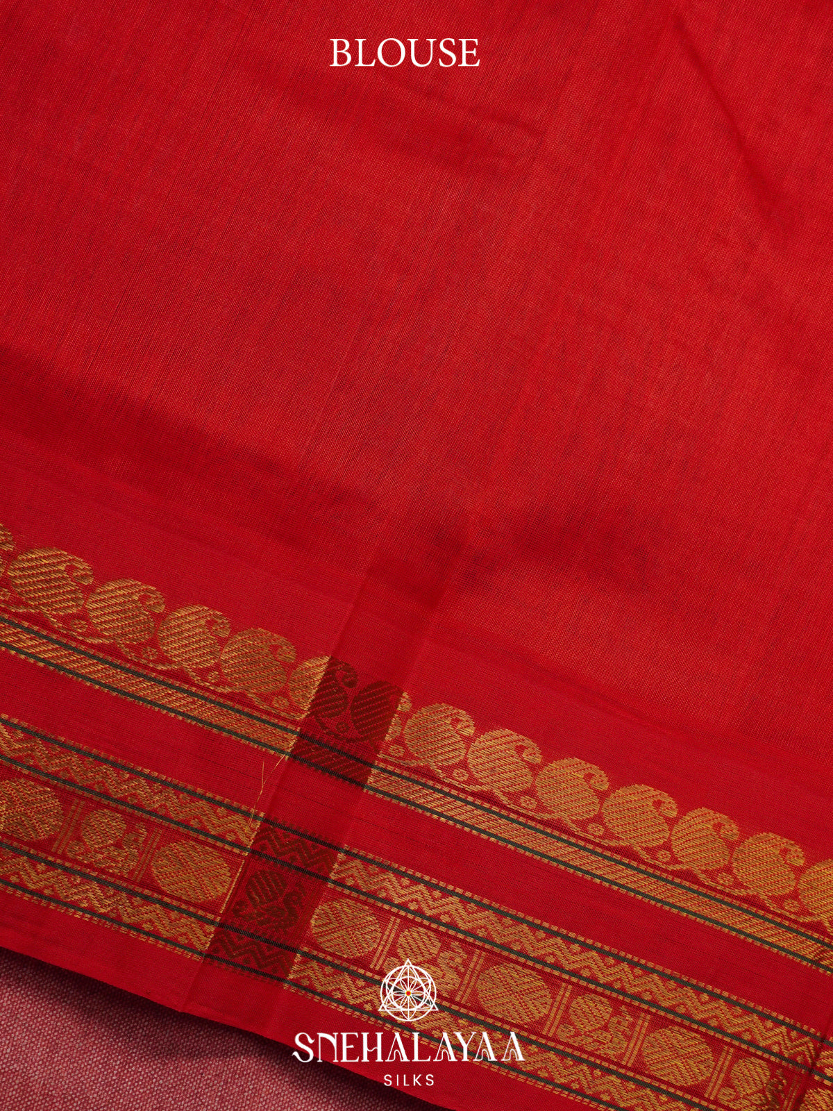 Black & White Checked Silk Cotton Saree with Red Zari Border