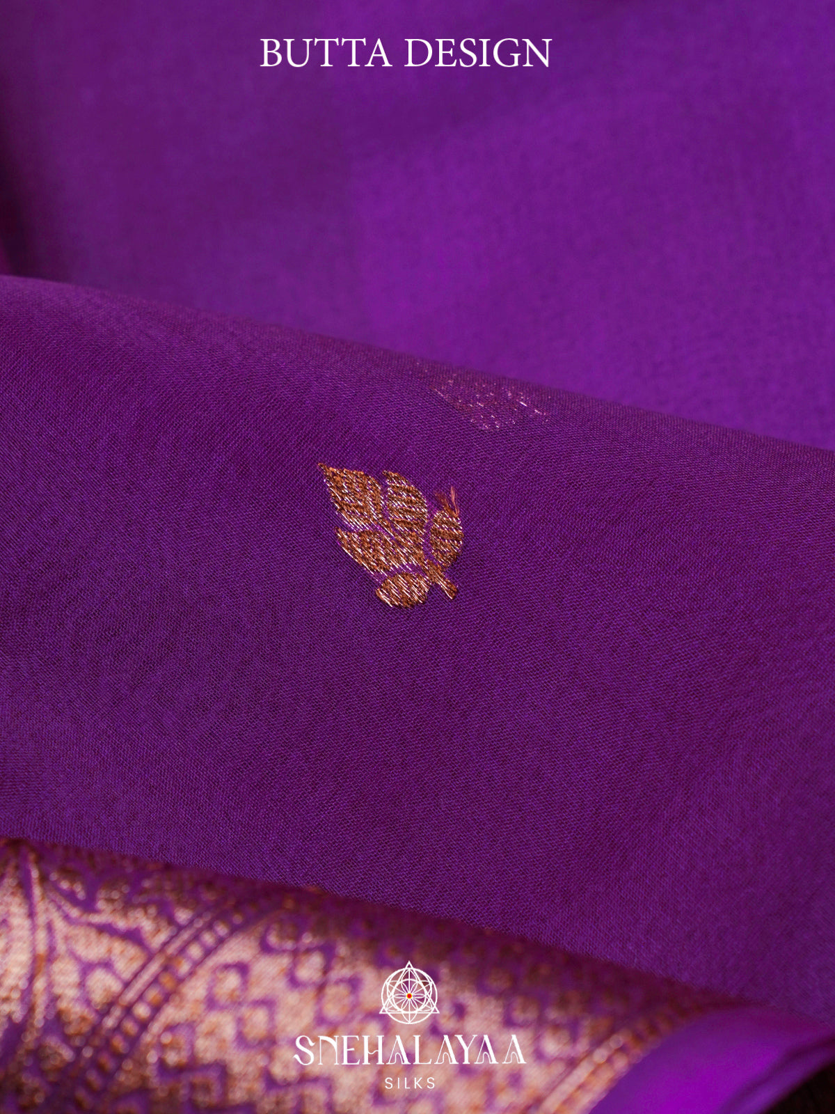 Orchid Purple Kora Silk Saree