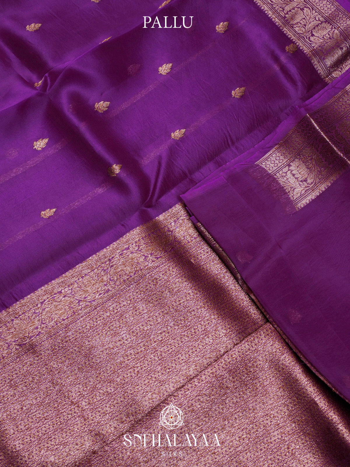 Orchid Purple Kora Silk Saree