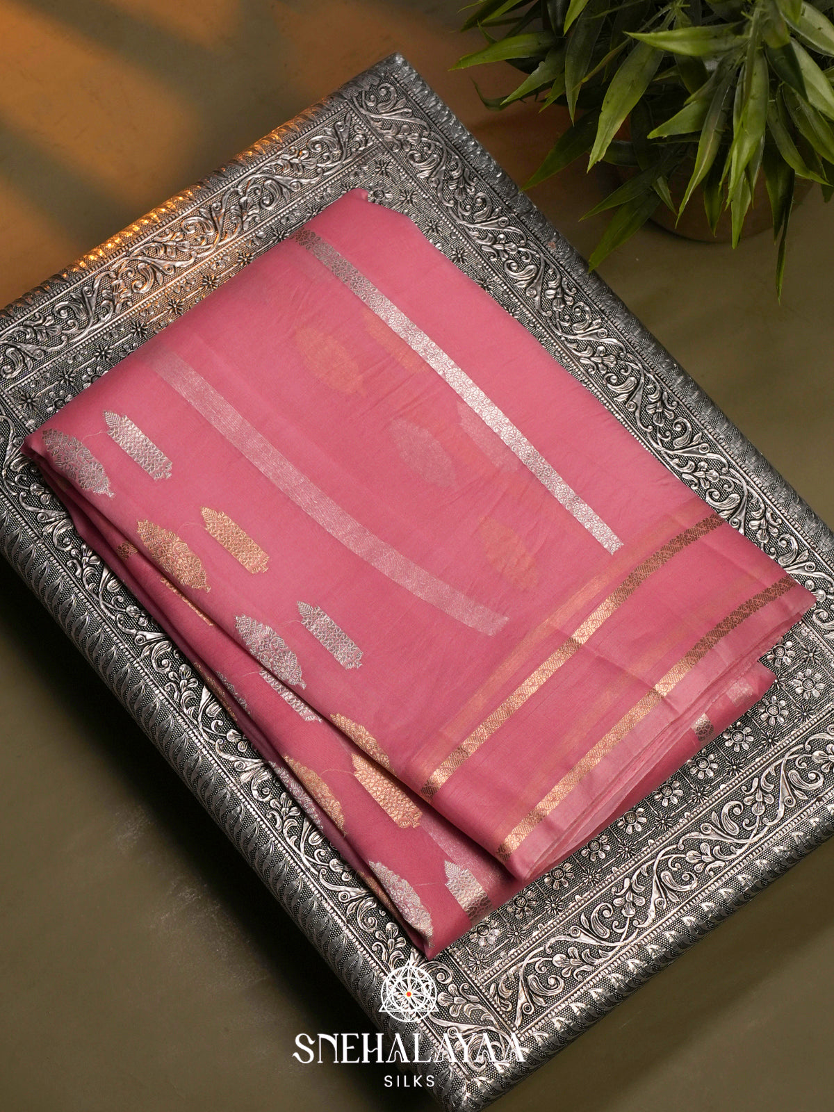 Rose Kora Silk Saree