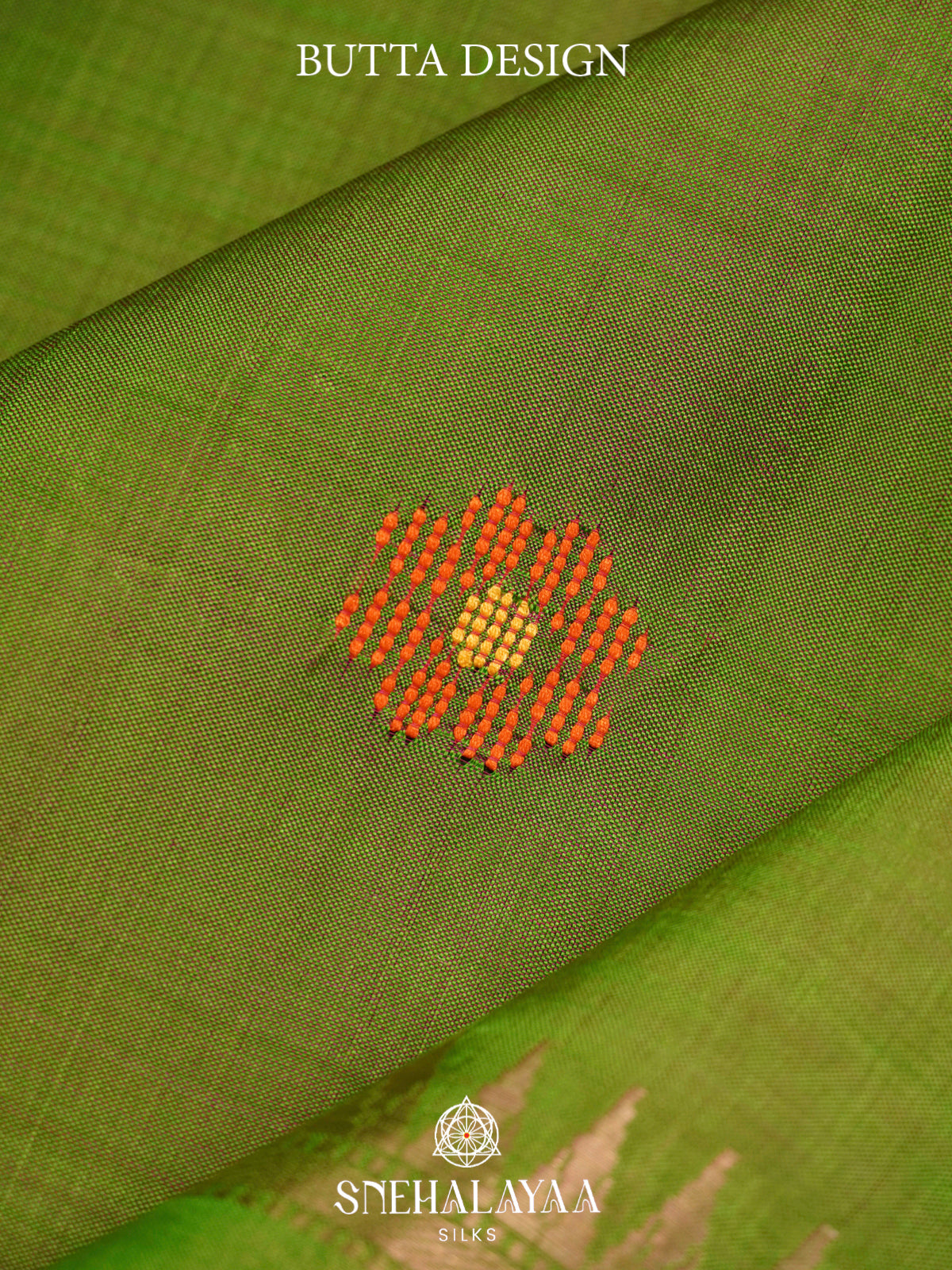 Green Katan Silk Saree