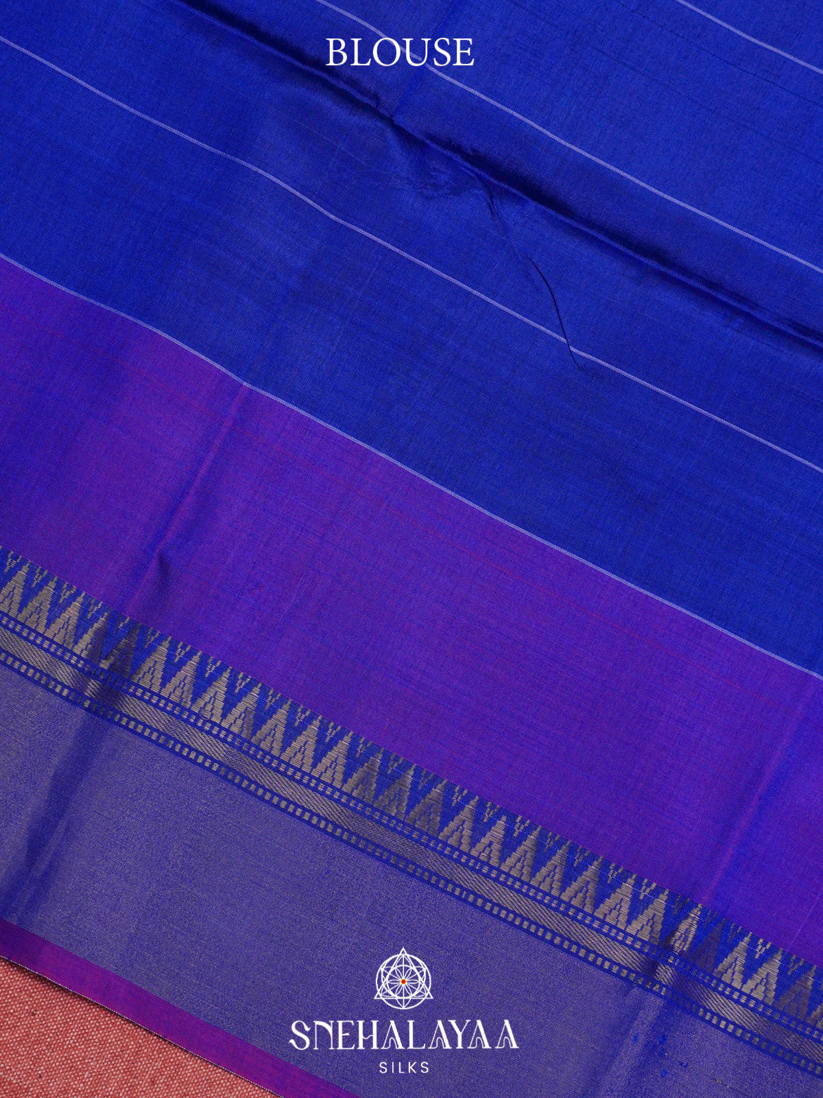 Burnt Orange Katan Silk Saree