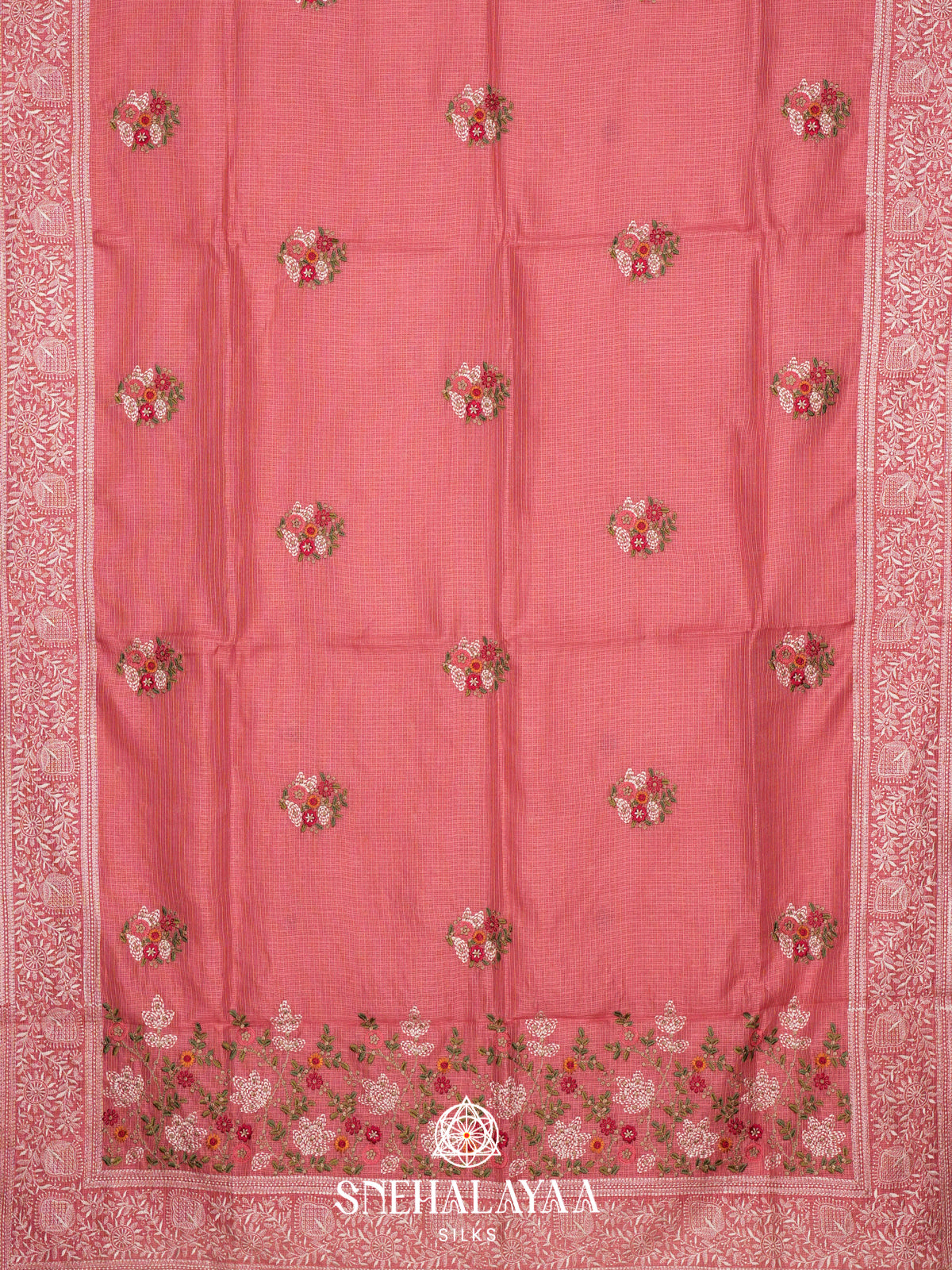 Pink Kota Saree