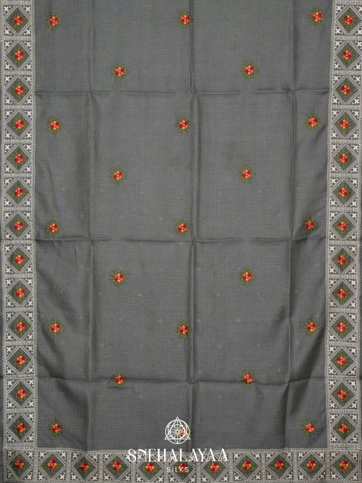 Grey Kota Saree