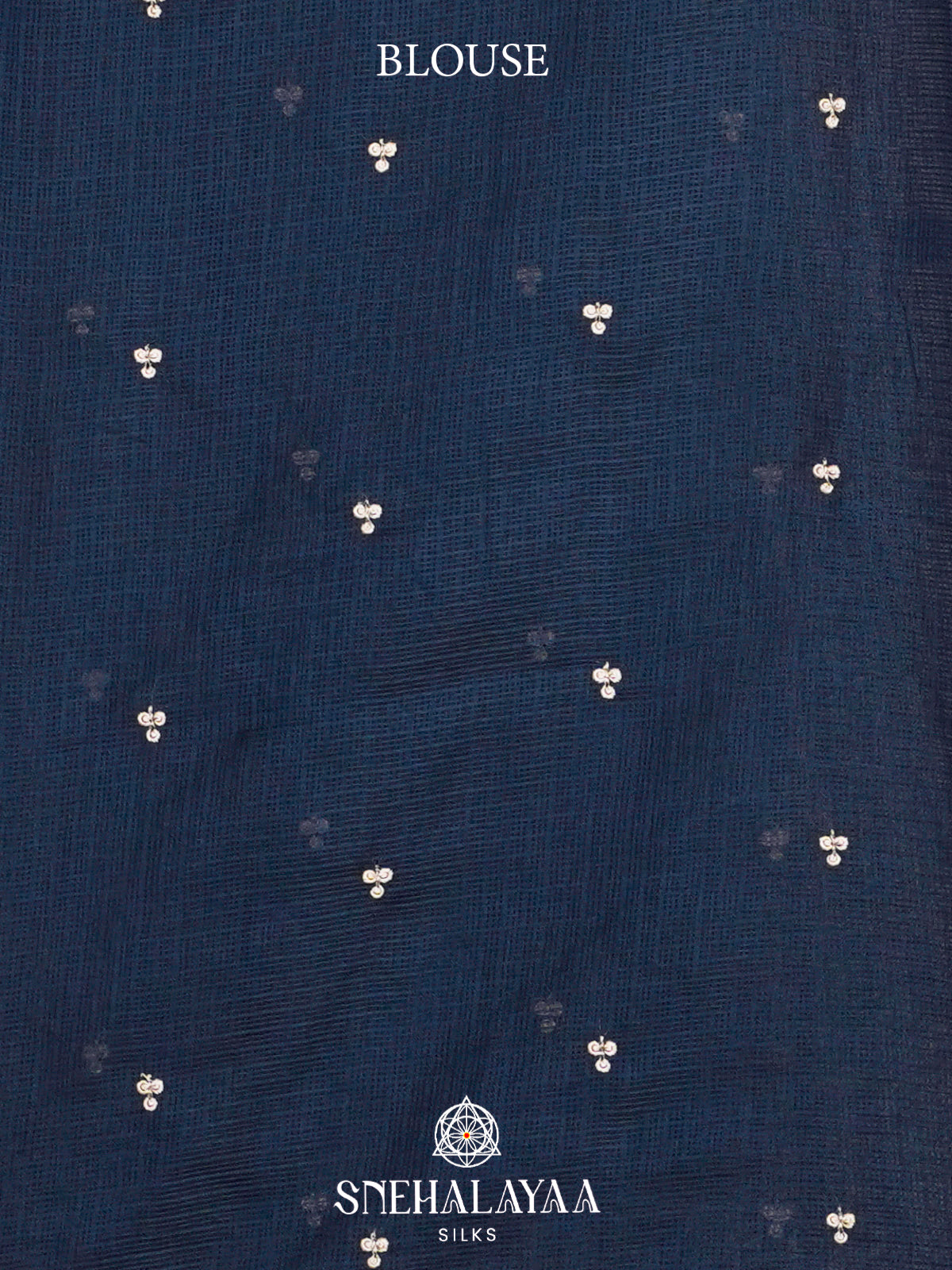 Navy Blue Kota Saree