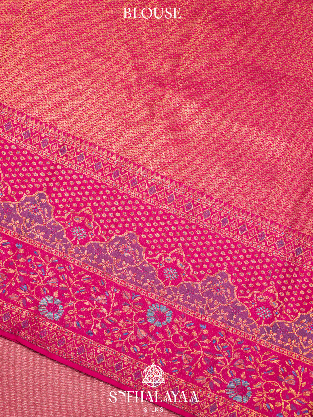Teal Blue Kanjivaram Silk Saree