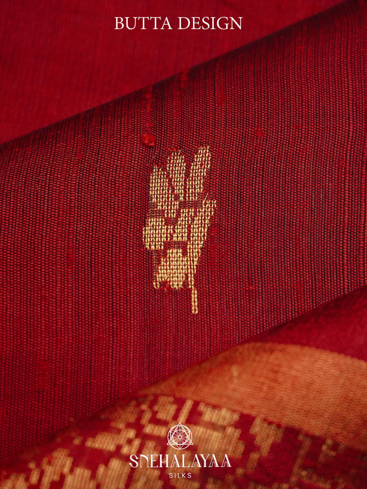 Maroon Dupion Saree