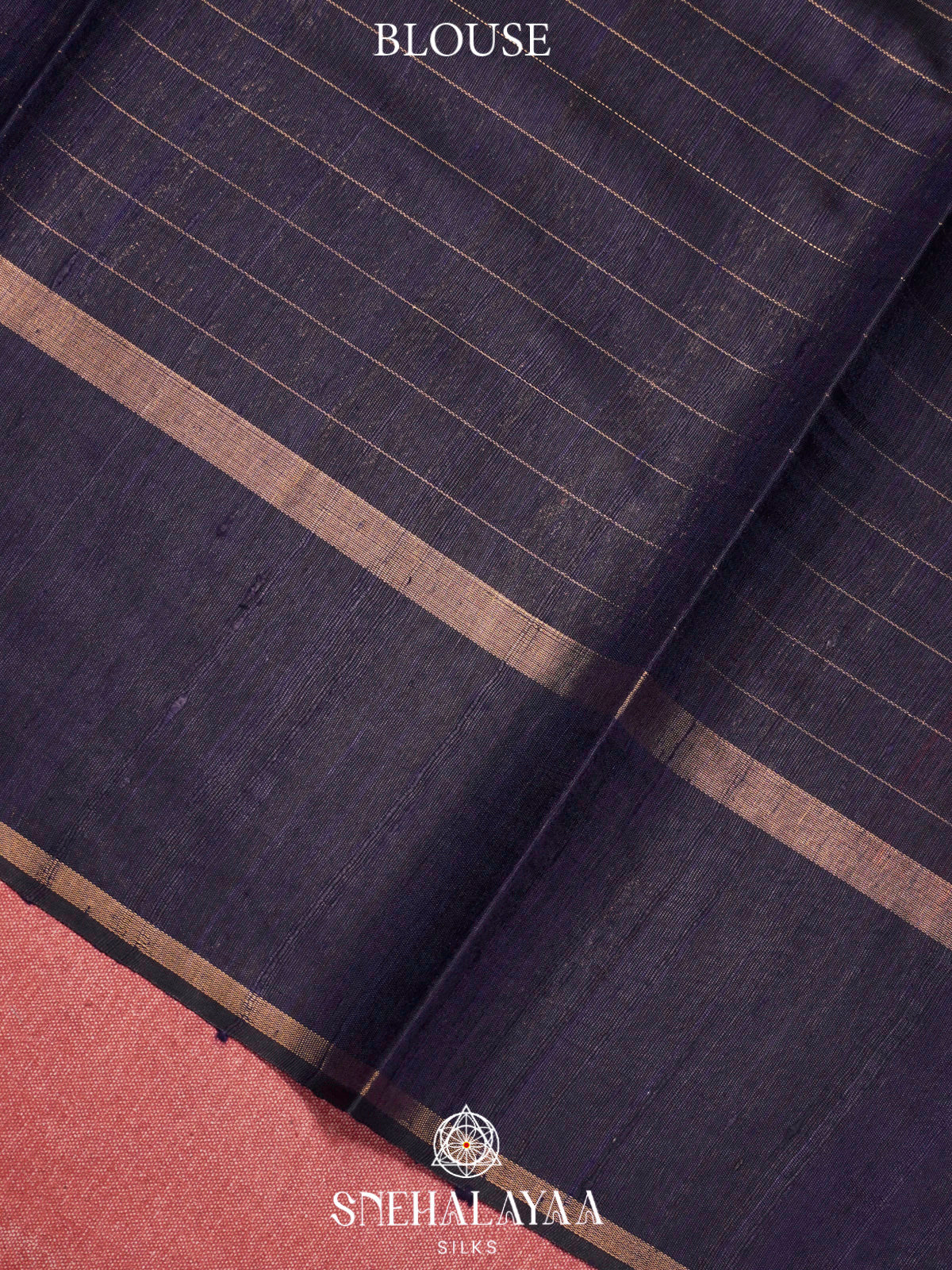 Rust Orange Dupion Silk Saree