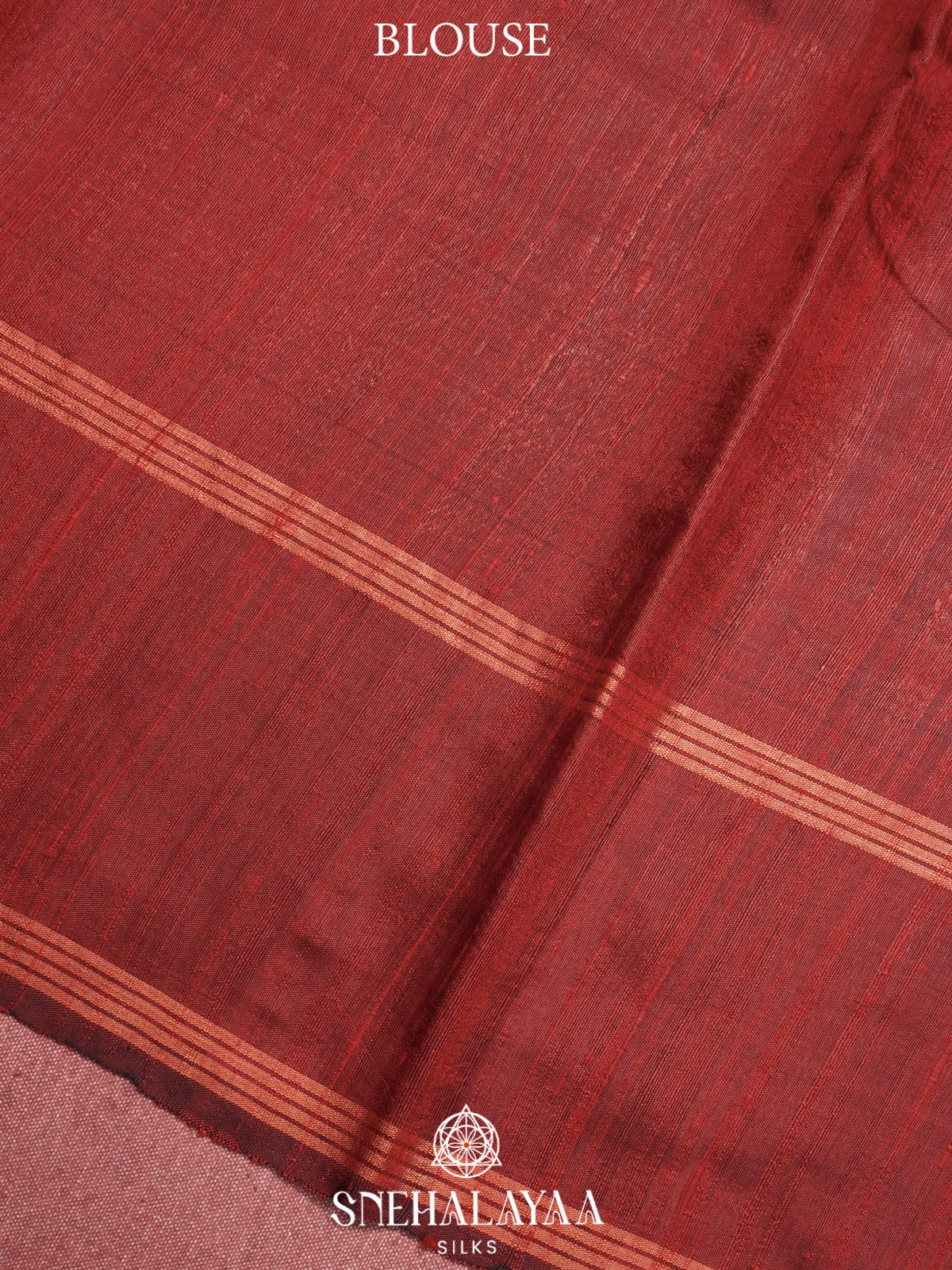Maroon Dupion Silk Saree