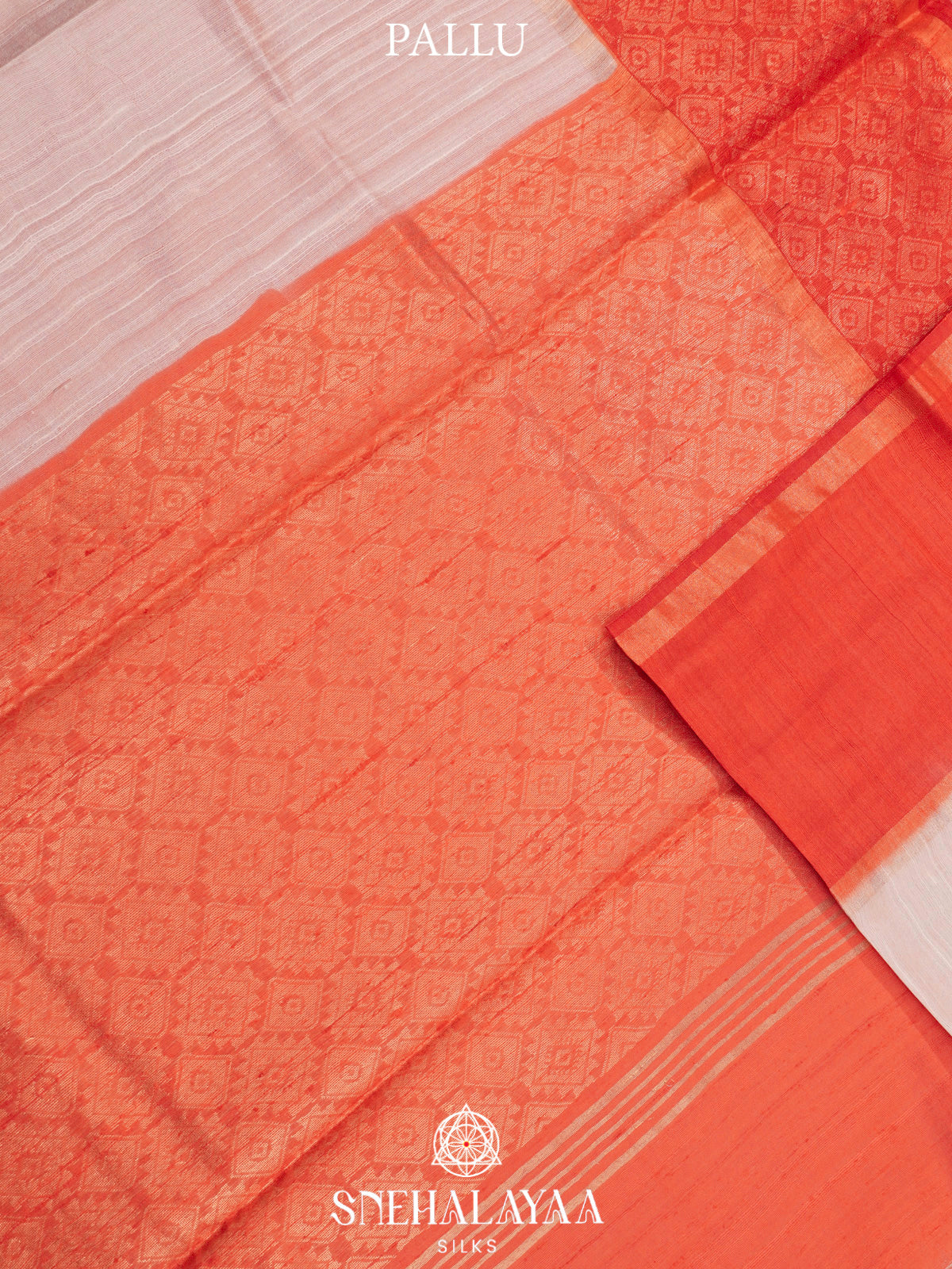 Beige Dupion Silk Saree