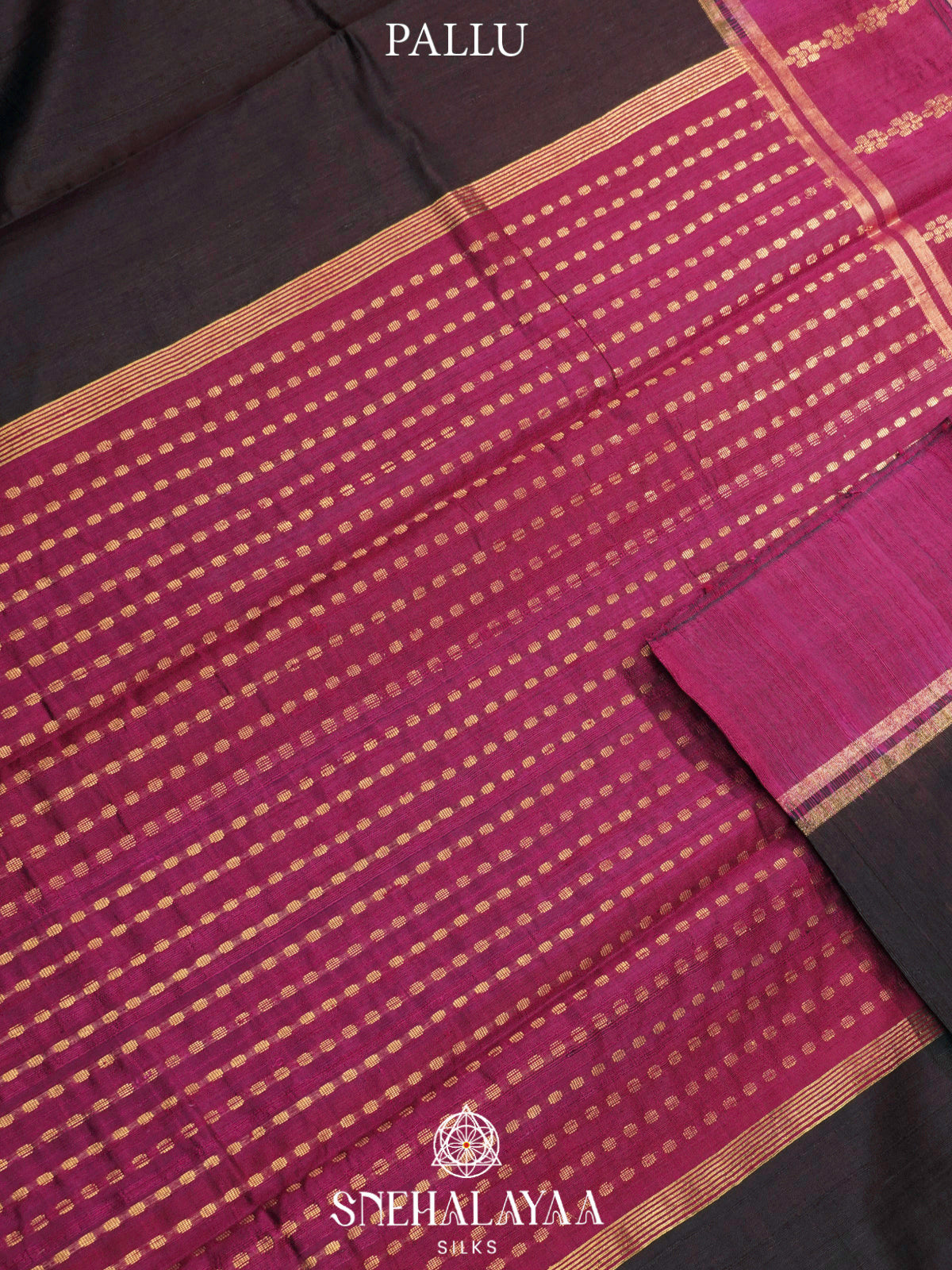 Coffee Brown Dupion Silk Saree