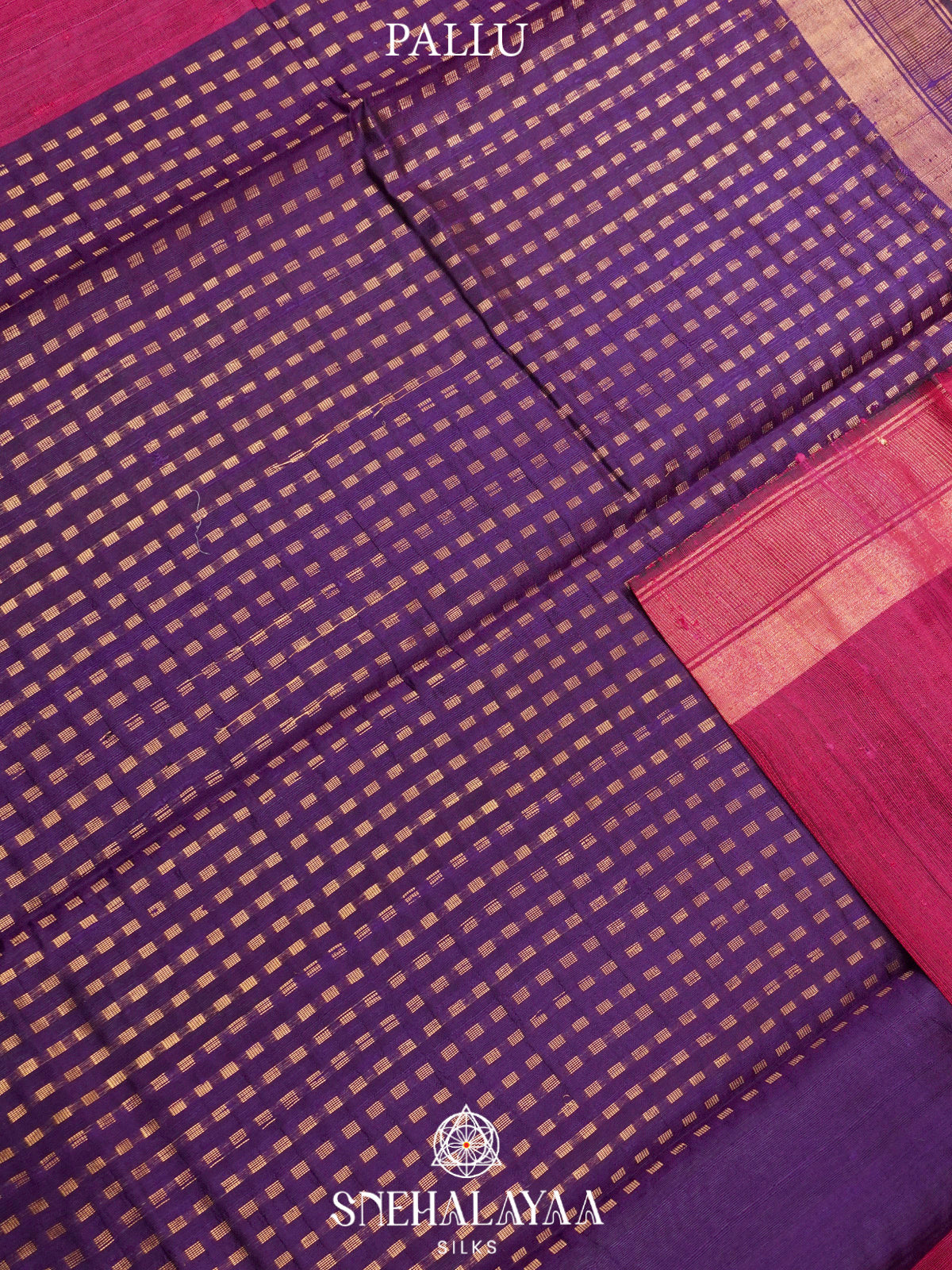 Rani Pink Dupion Silk Saree