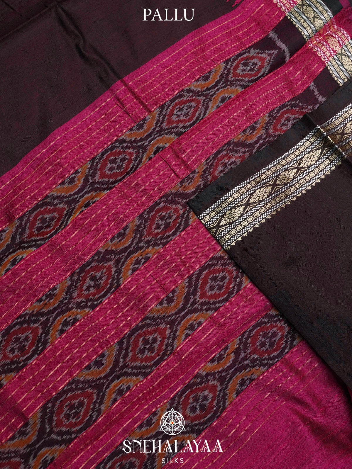 Coffee Brown Dupion Silk Saree