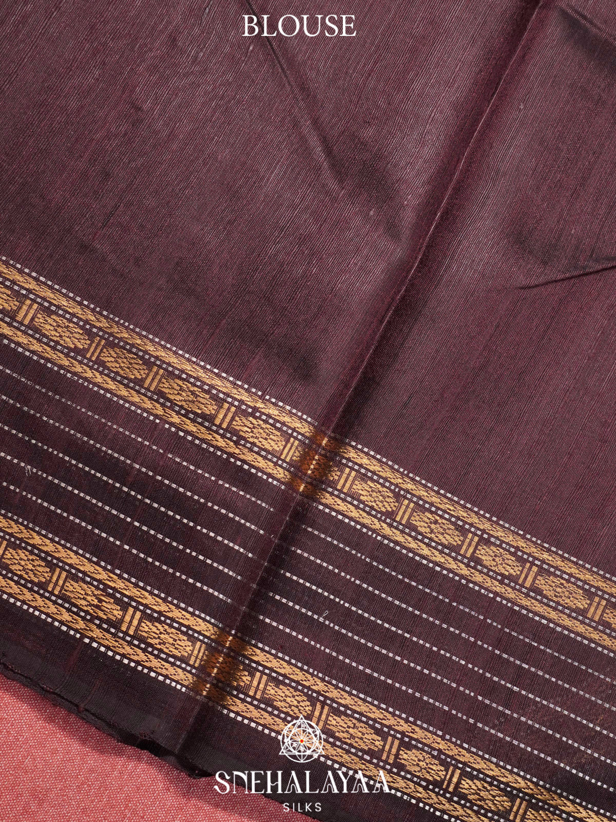 Magenta Dupion Silk Saree