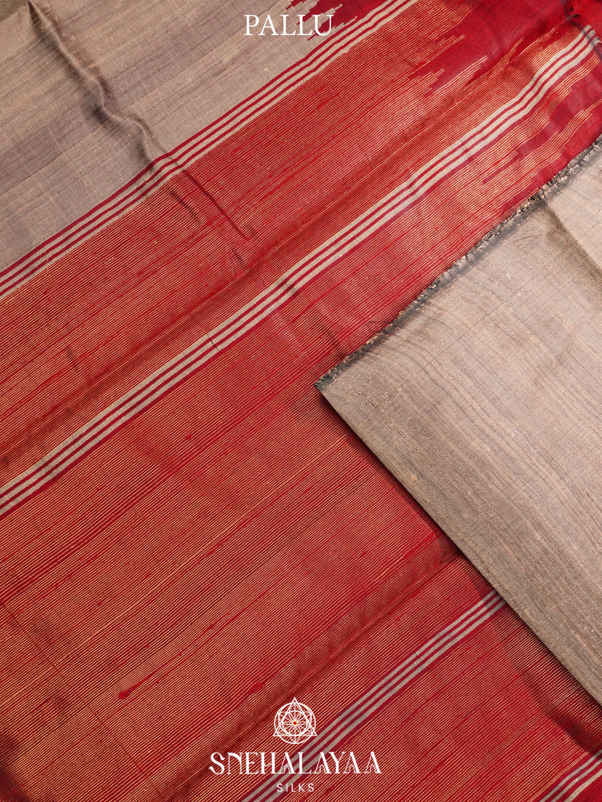 Beige Dupion Silk Saree
