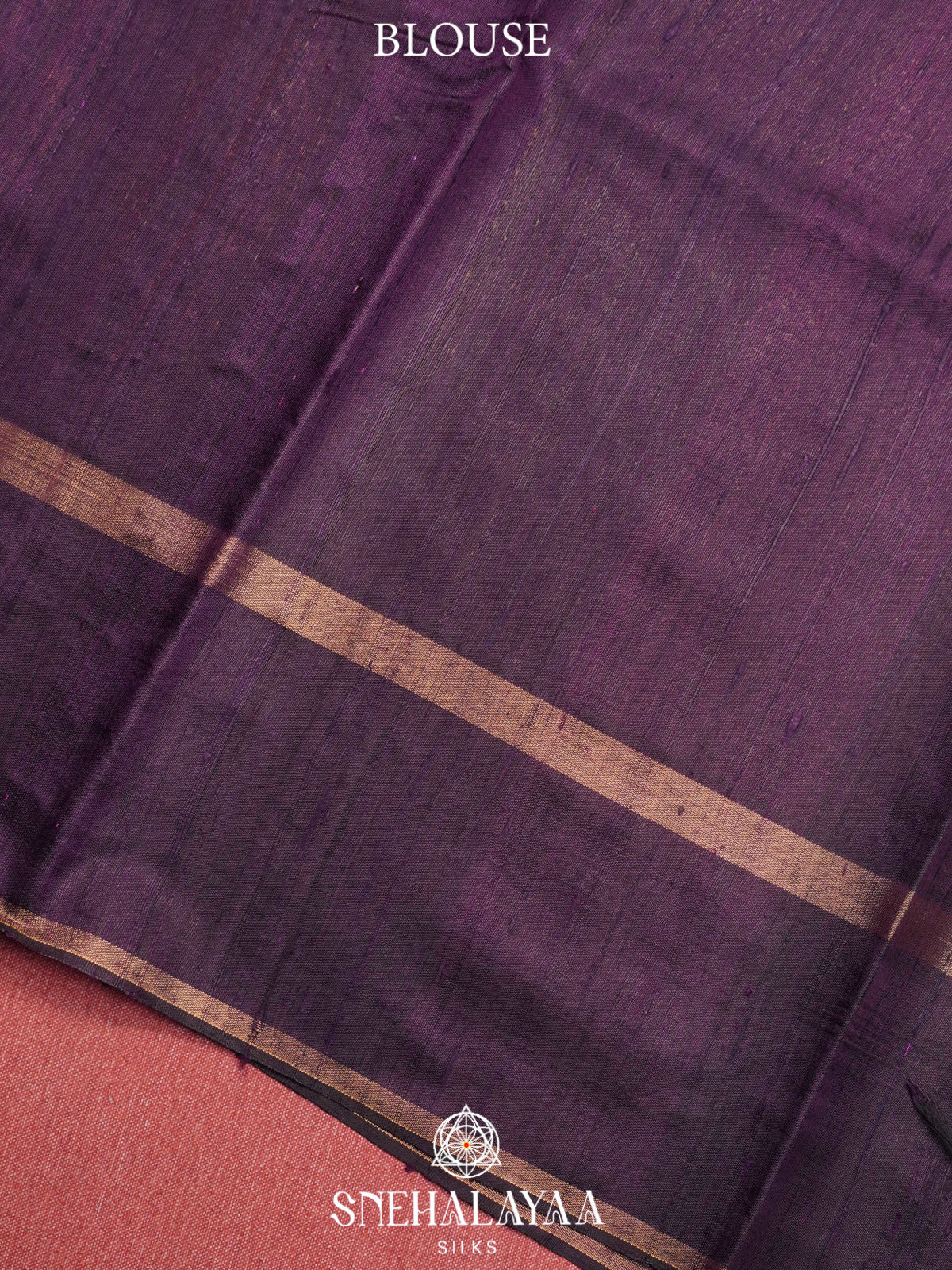 Rani Pink Dupion Silk Saree