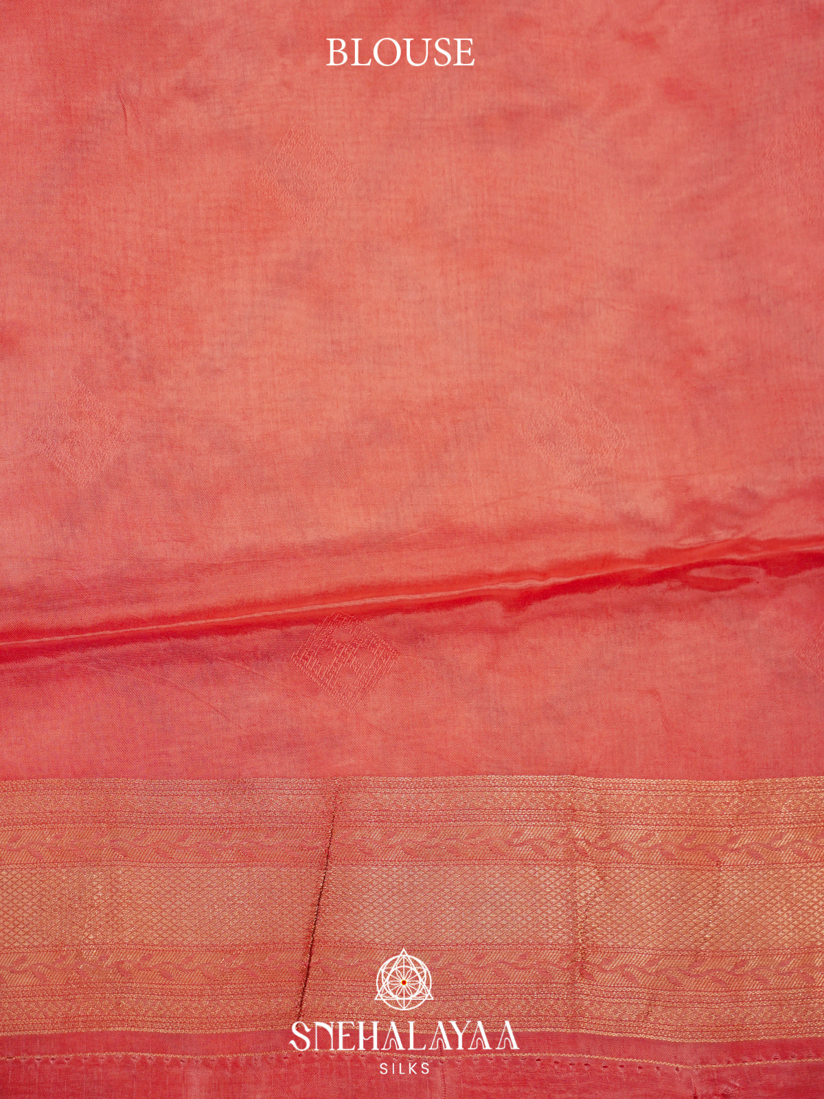 Coral Pink Semi Pochampally Saree with Multicolour Traditional Ikkat Weave