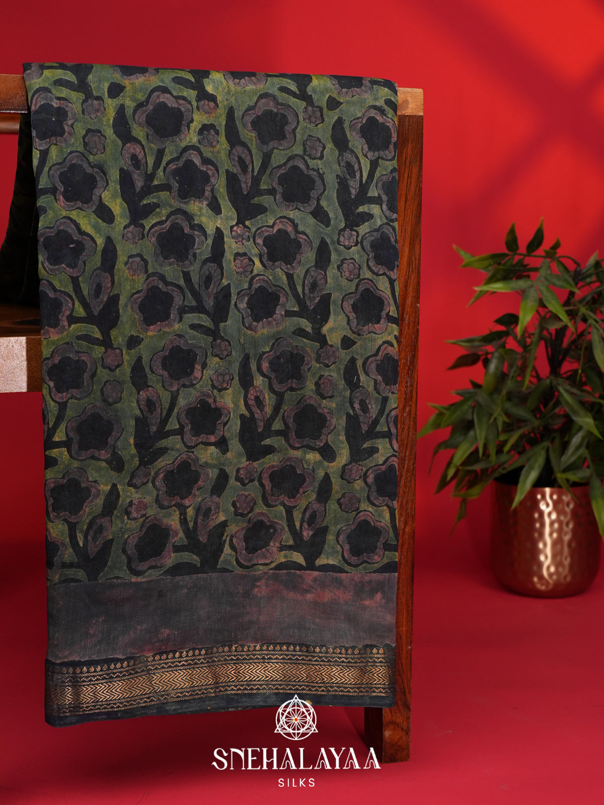 Multicolour Chanderi Saree