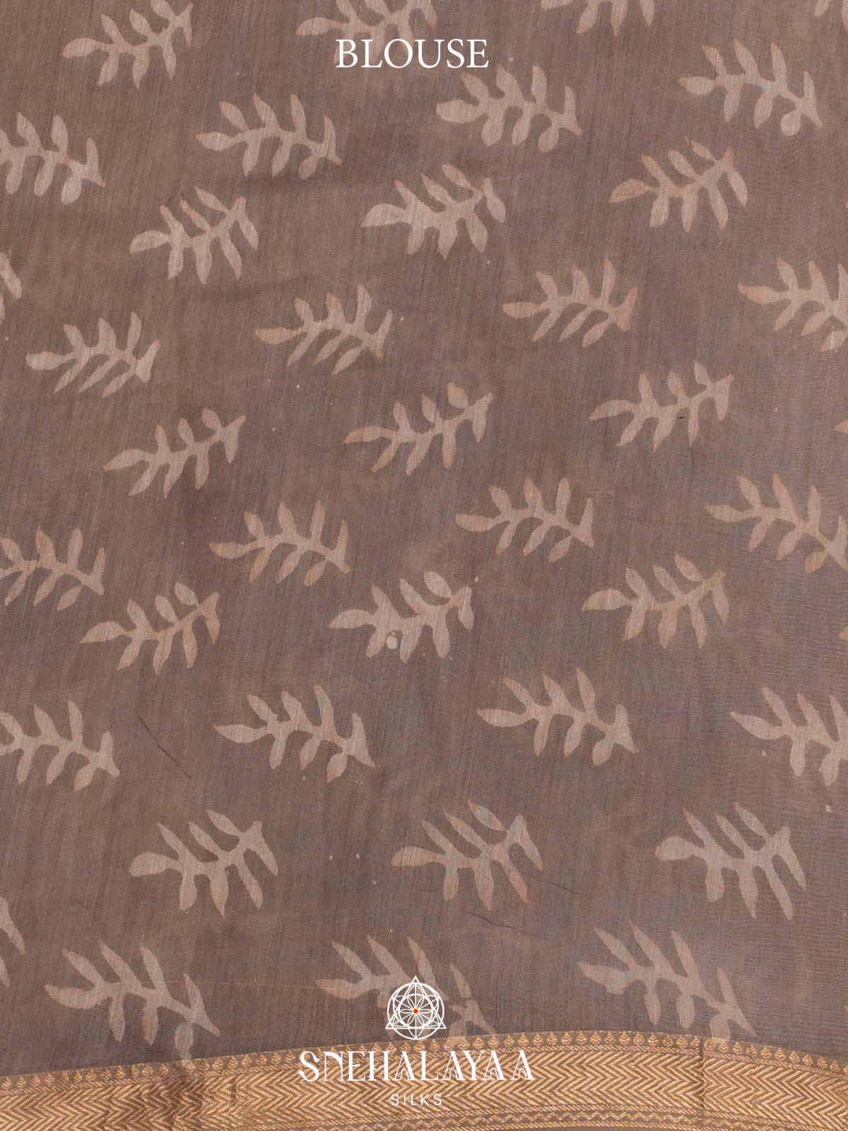 Mustard Yellow Chanderi Saree