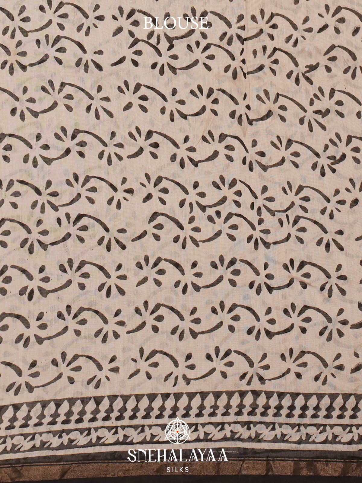 Cream Chanderi Saree