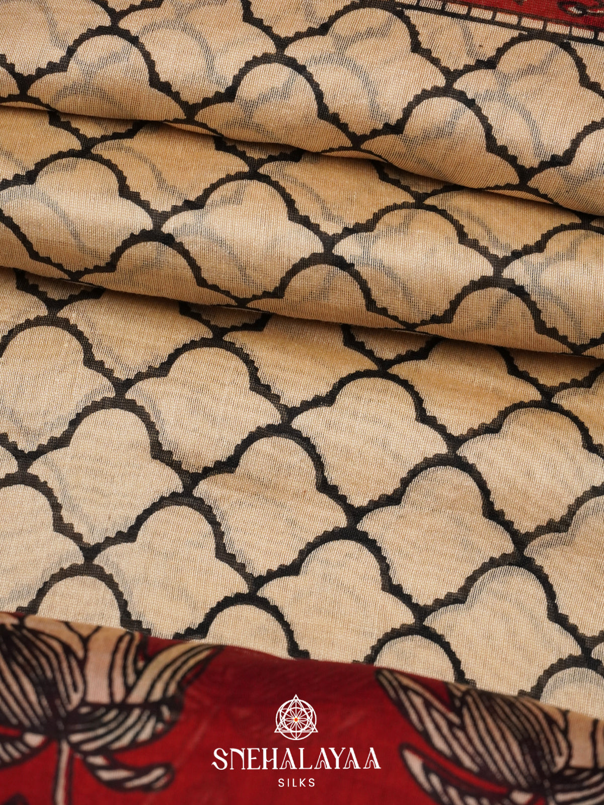 Off White Chanderi Saree