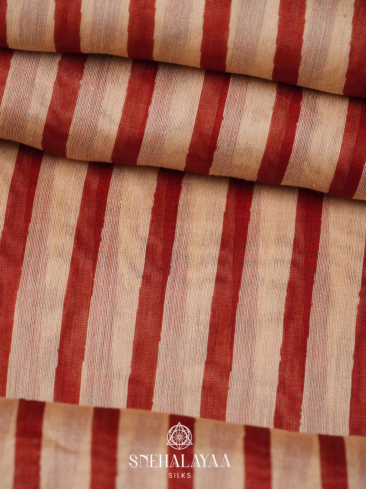 Beige Chanderi Saree