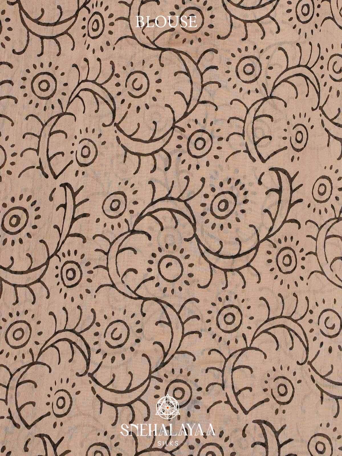 Beige Chanderi Saree
