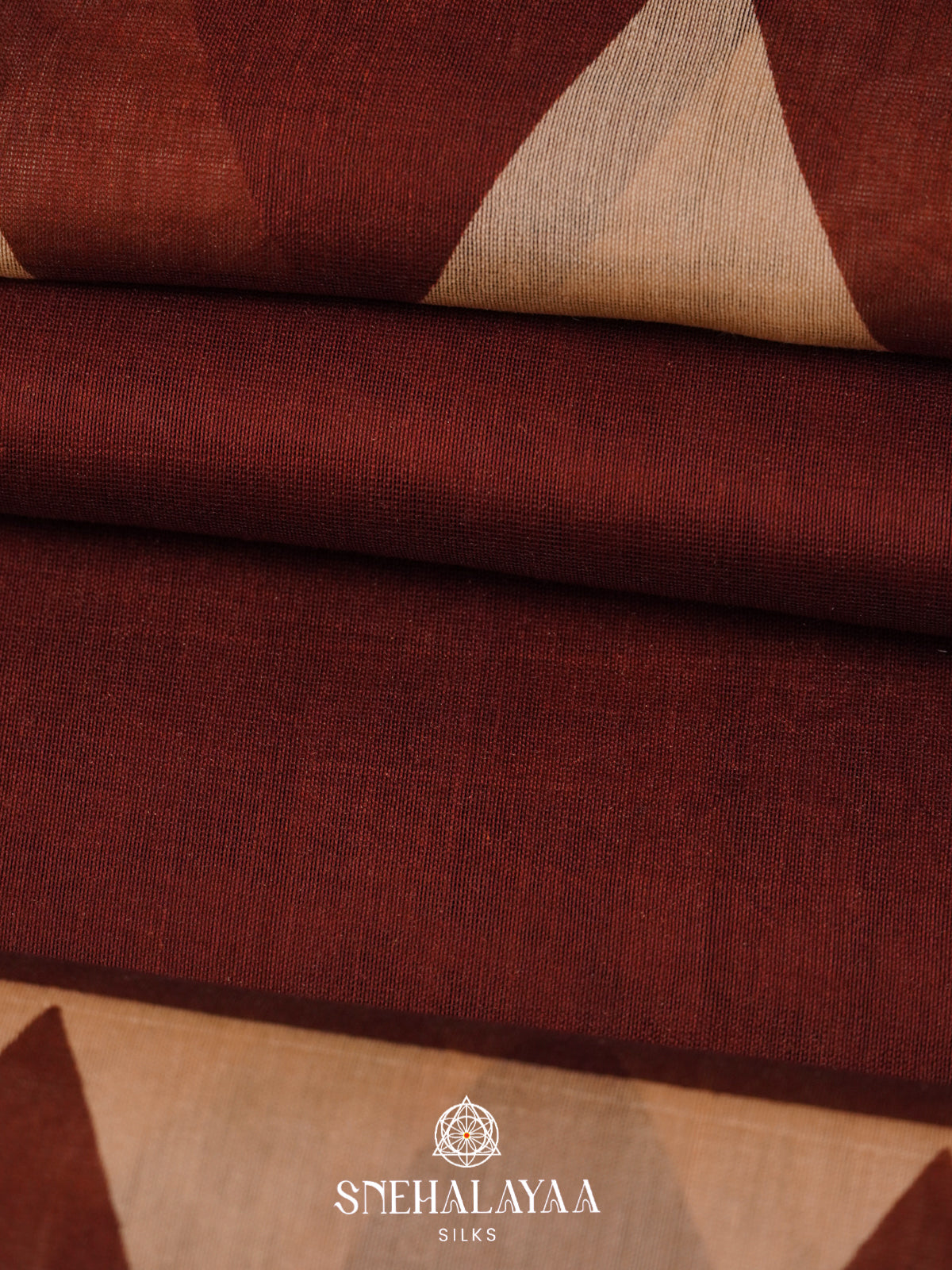 Maroon Chanderi Saree